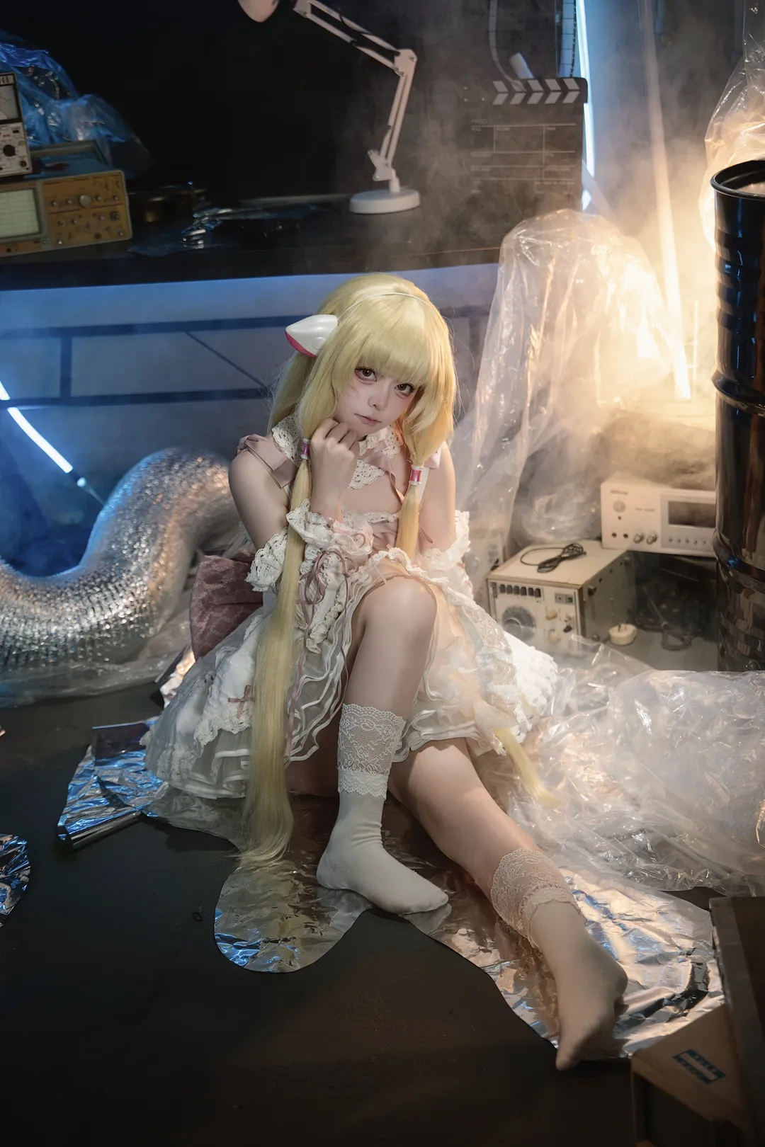 氛围感, cosplay, 赛博朋克, 小叽cos, 人形电脑天使心