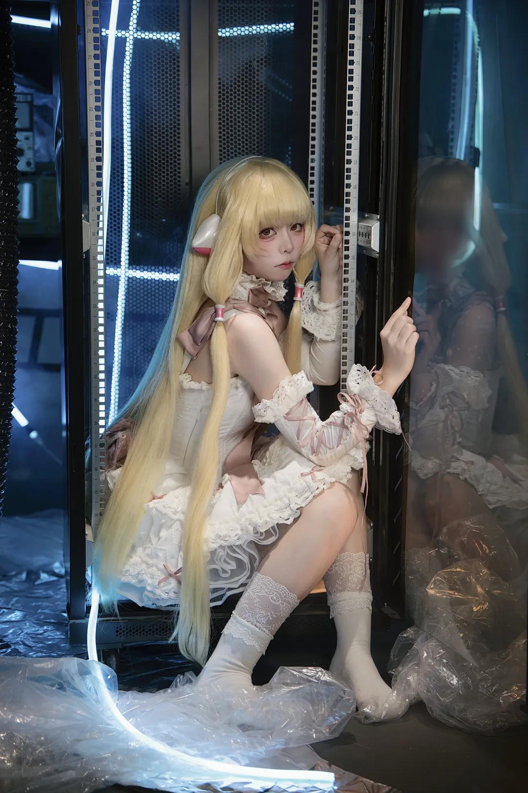 氛围感, cosplay, 赛博朋克, 小叽cos, 人形电脑天使心 - 第7张