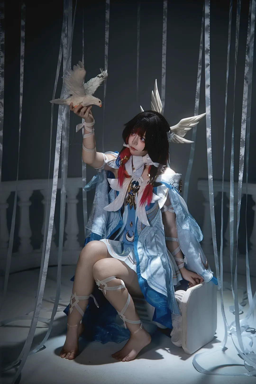 Genshin Impact, Columbina Cosplay, Anime girl, Cosplay photography, Atmospheric cosplay