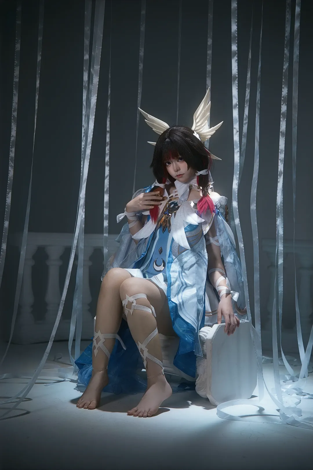 原神, 哥伦比娅cos, 二次元少女, cosplay摄影, 氛围感cos - 第5张
