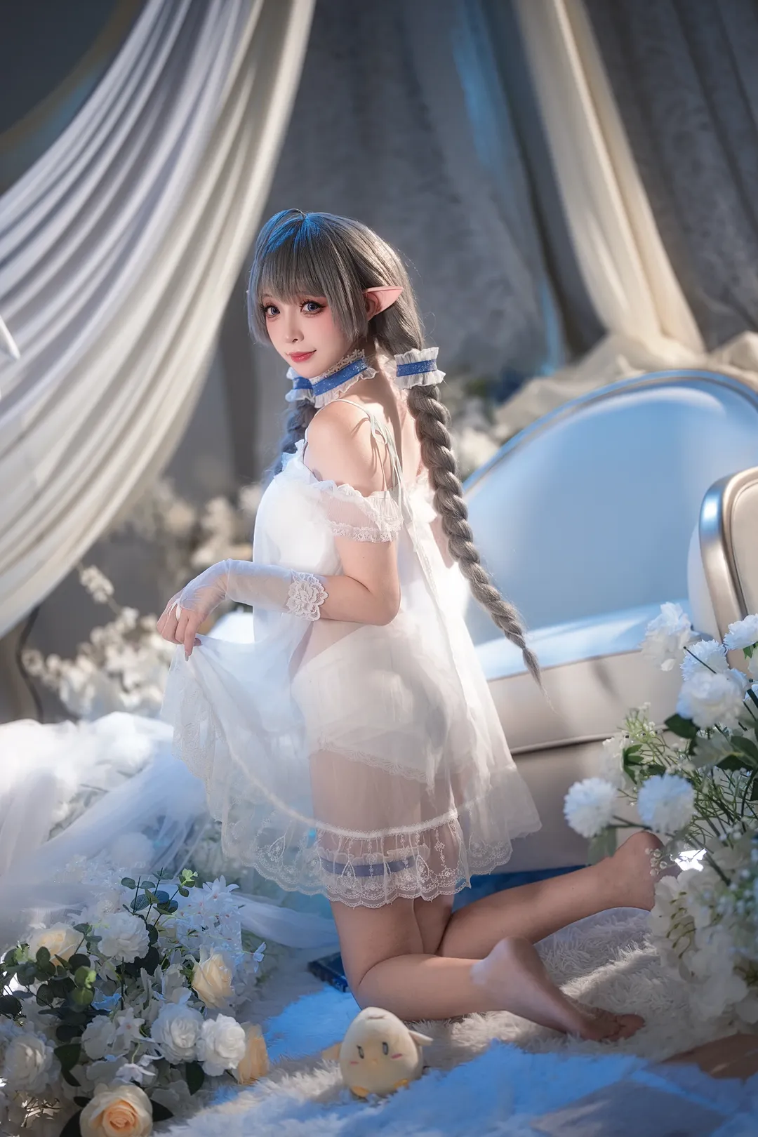 二次元摄影, 碧蓝航线, 埃佛森cos, 甜妹cos, 埃佛森睡衣 - 第3张