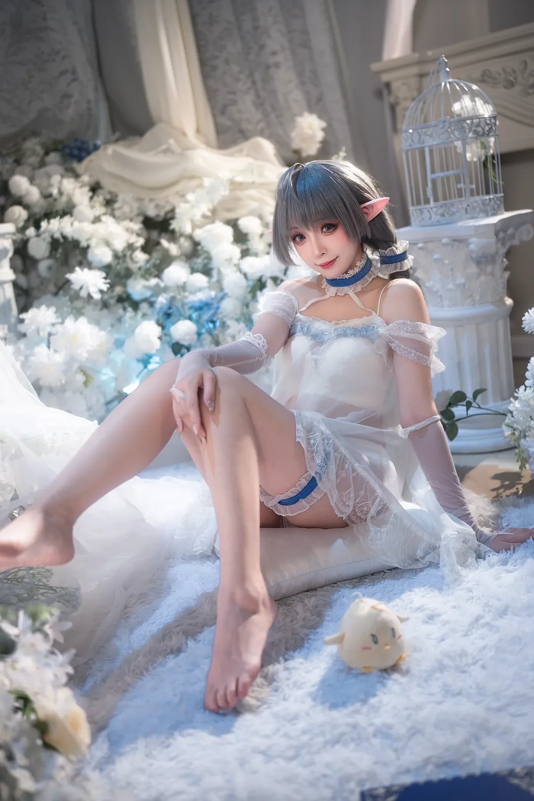 碧蓝航线, 埃佛森cos, 碧蓝航线埃佛森, 精灵耳cos, 睡衣cos - 第1张