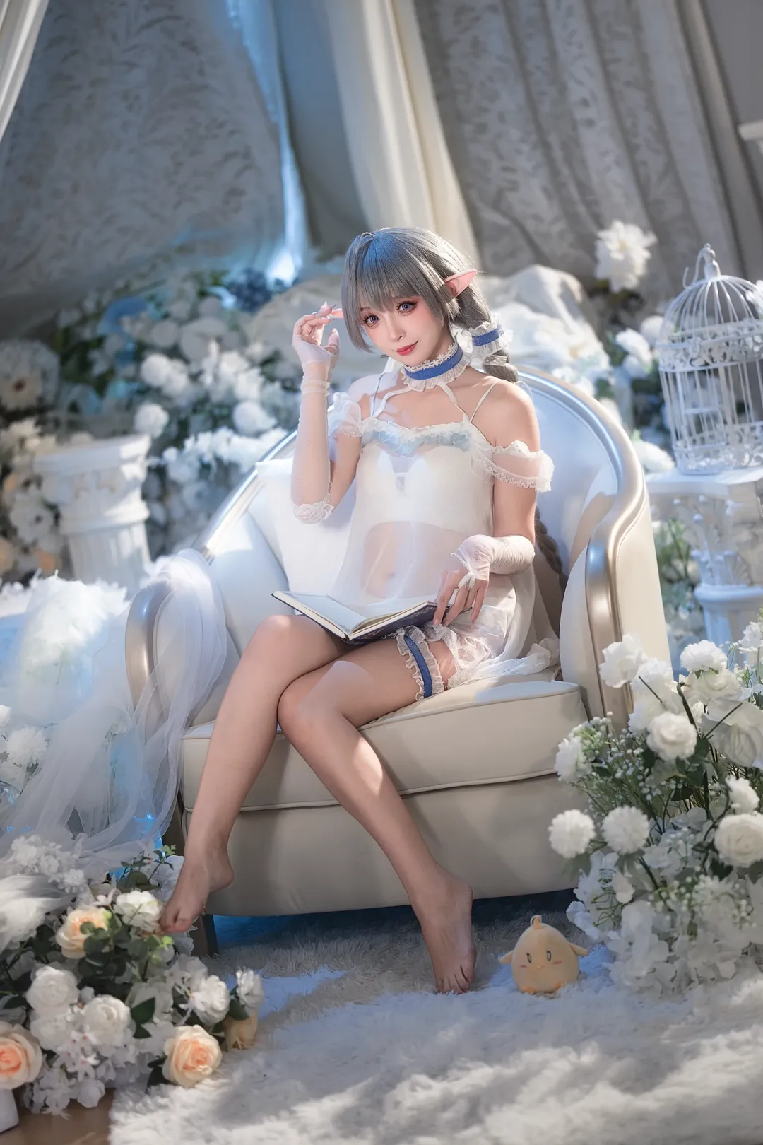 碧蓝航线, 埃佛森cos, 碧蓝航线埃佛森, 精灵耳cos, 睡衣cos