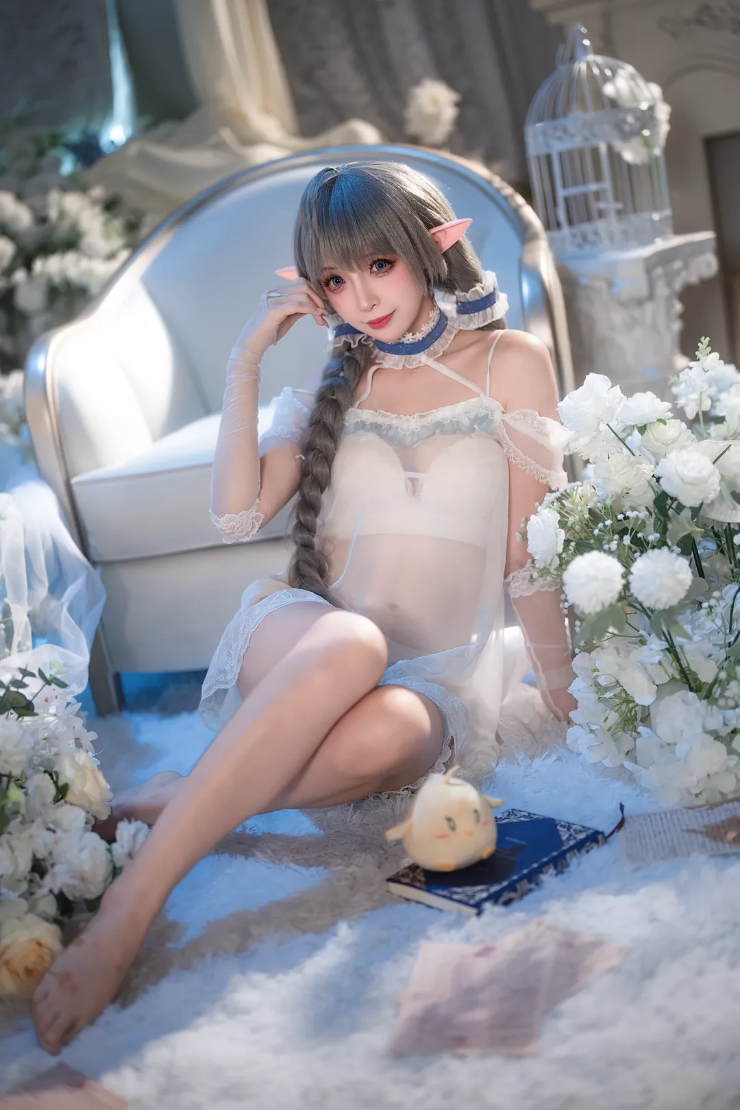 碧蓝航线, 埃佛森cos, 碧蓝航线埃佛森, 精灵耳cos, 睡衣cos - 第3张