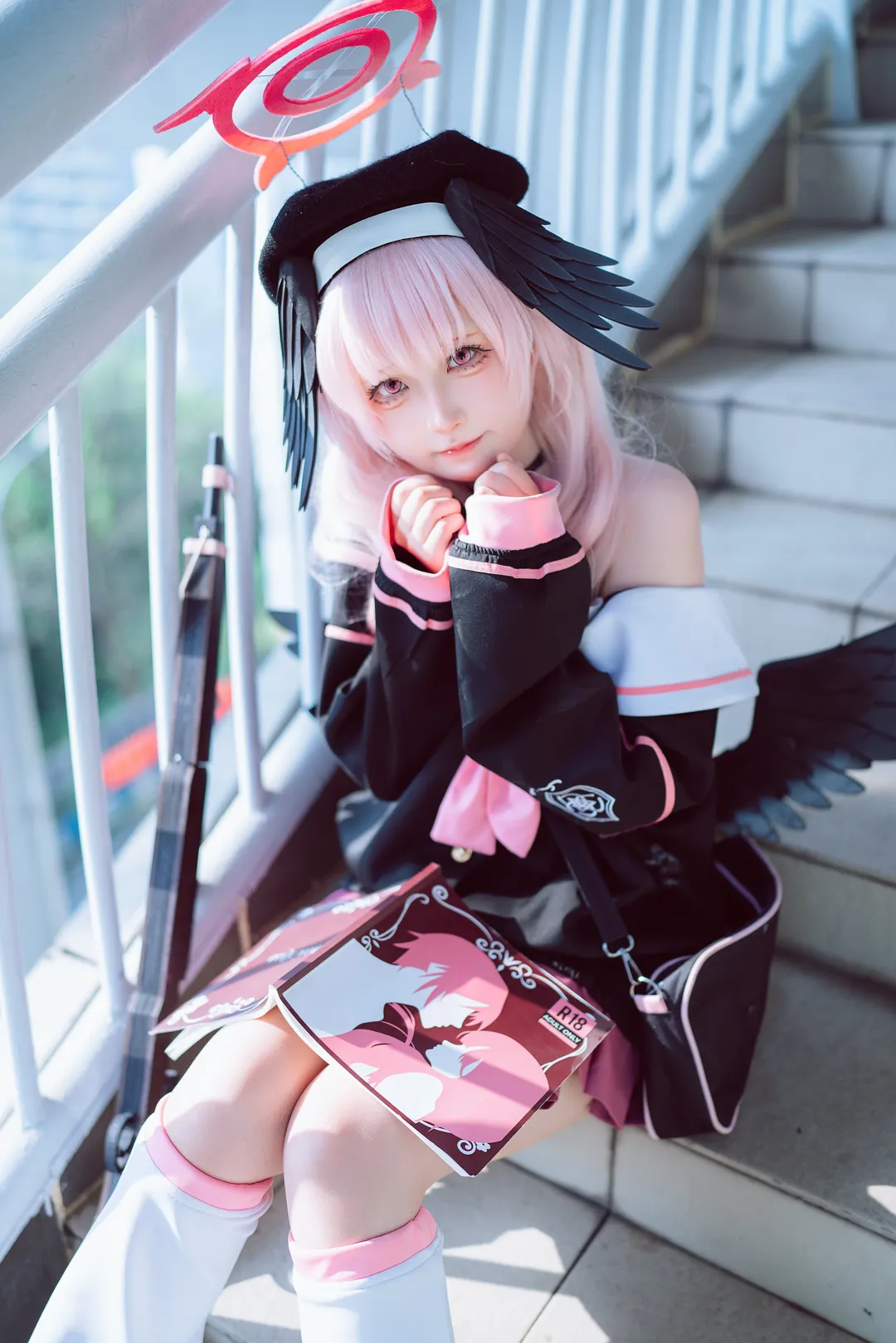 cosplay, 蔚蓝档案, 户外摄影, 下江小春cos, Coser - 第14张