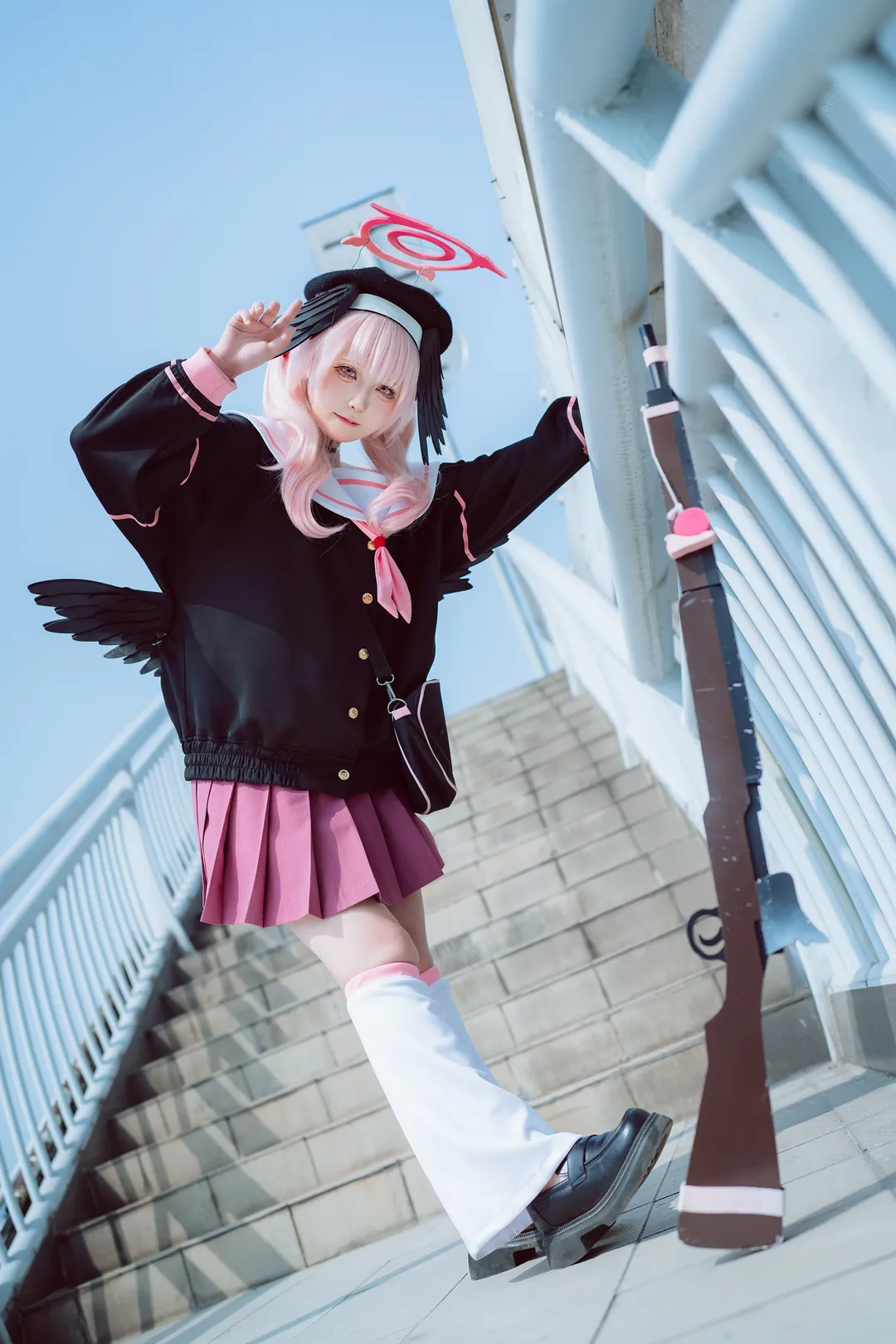 cosplay, 蔚蓝档案, 户外摄影, 下江小春cos, Coser - 第2张