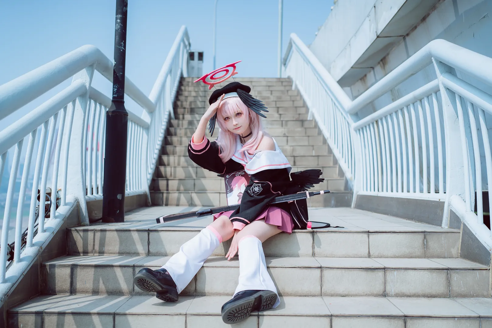 cosplay, 蔚蓝档案, 户外摄影, 下江小春cos, Coser