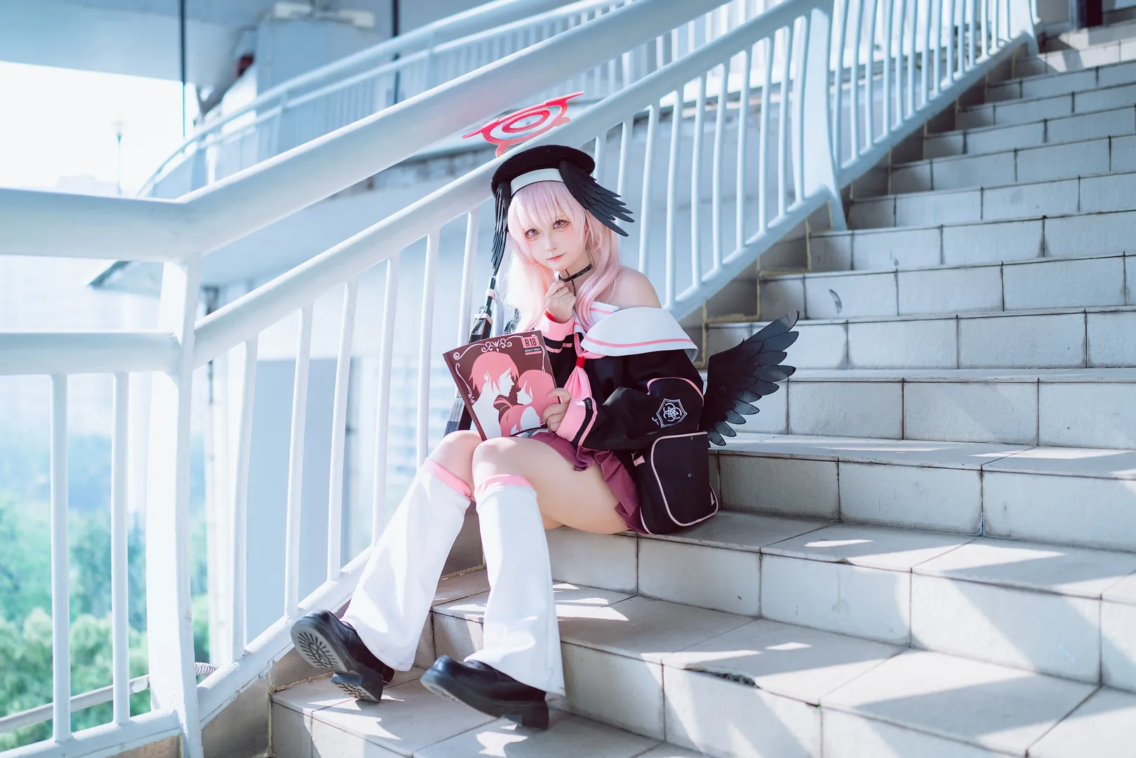 cosplay, 蔚蓝档案, 户外摄影, 下江小春cos, Coser - 第6张