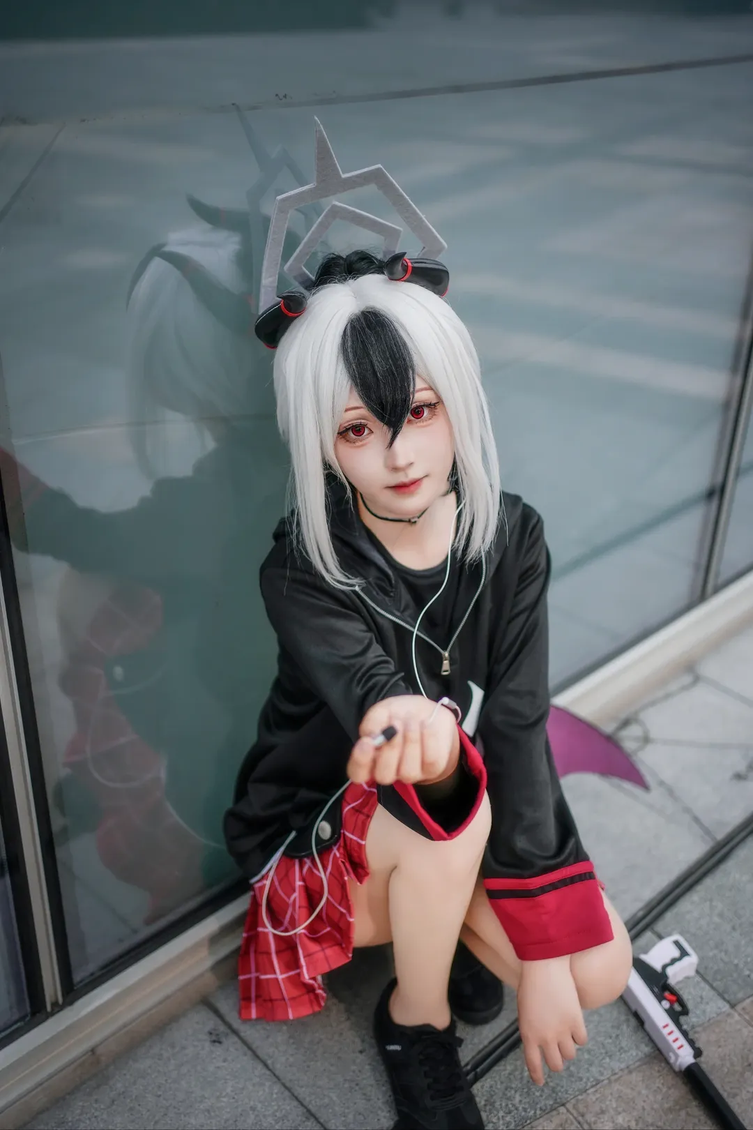 蔚蓝档案, 鬼方佳代子cos, 二次元日常, 碧蓝档案cosplay, 都市夜景摄影 - 第7张