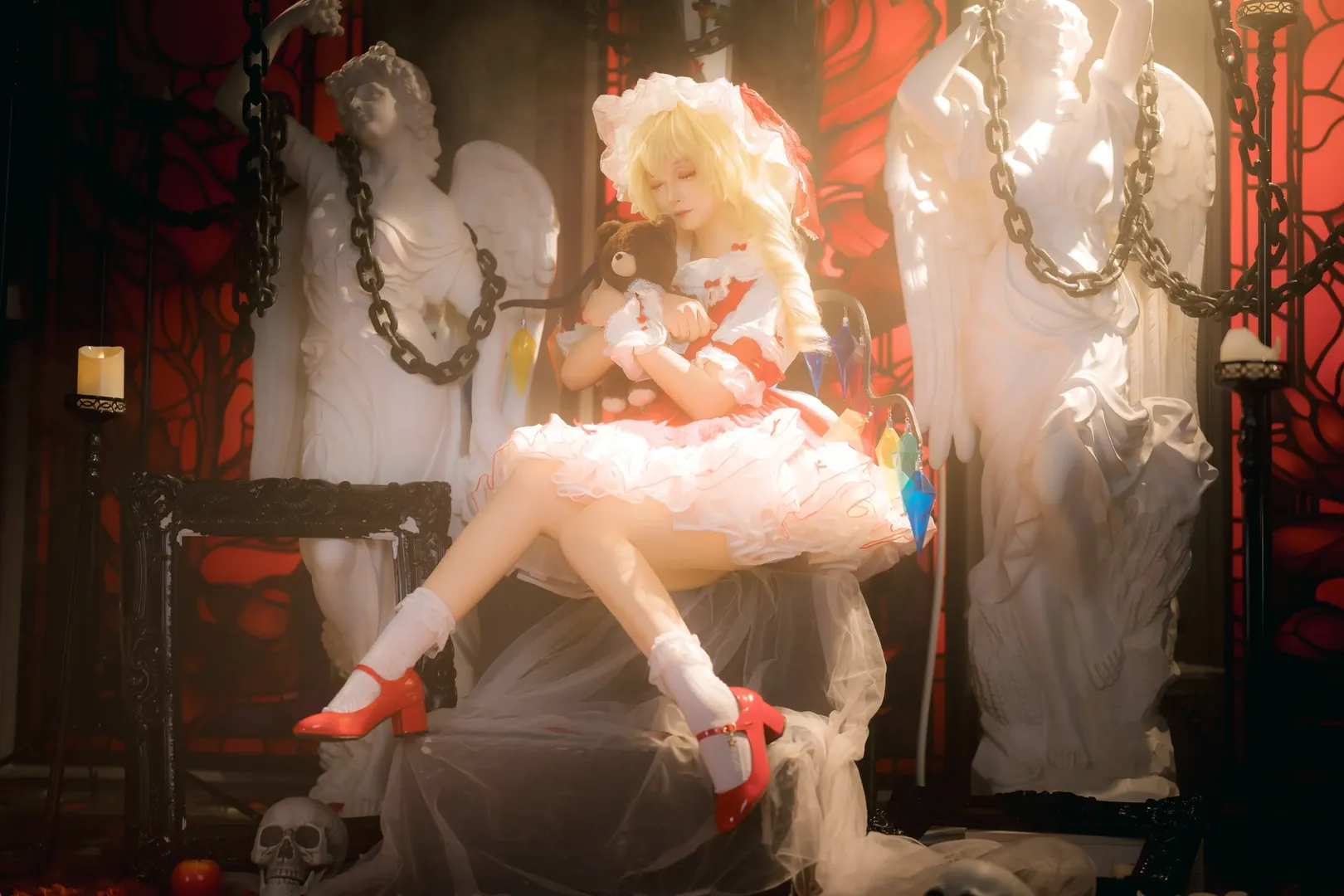 角色扮演, 东方project, 红魔馆, 漫展摄影, 芙兰朵露cos - 第6张