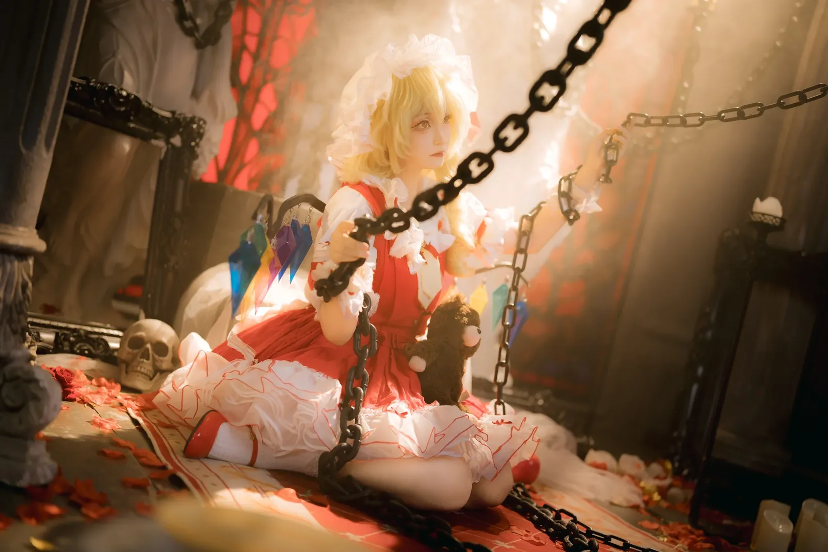 角色扮演, 东方project, 红魔馆, 漫展摄影, 芙兰朵露cos - 第7张