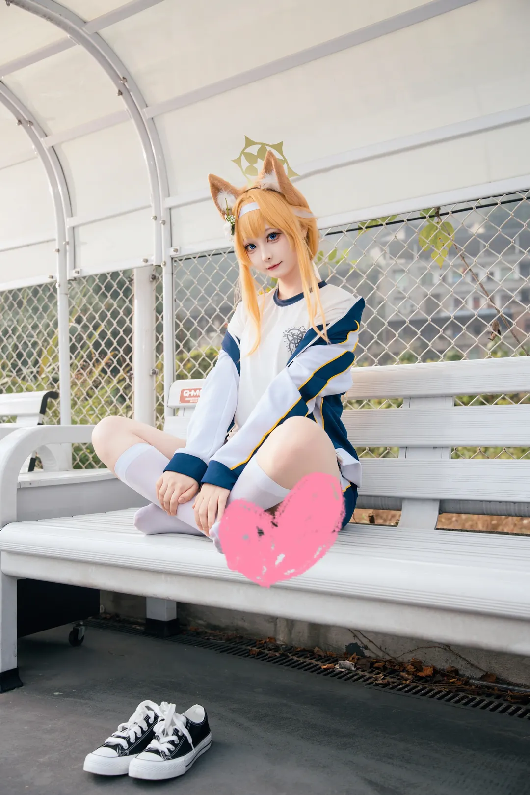 ブルーアーカイブ, 二次元コスプレ, 伊落マリー コスプレ, 体操服コスプレ, スポーツスタイル写真 - 3枚目
