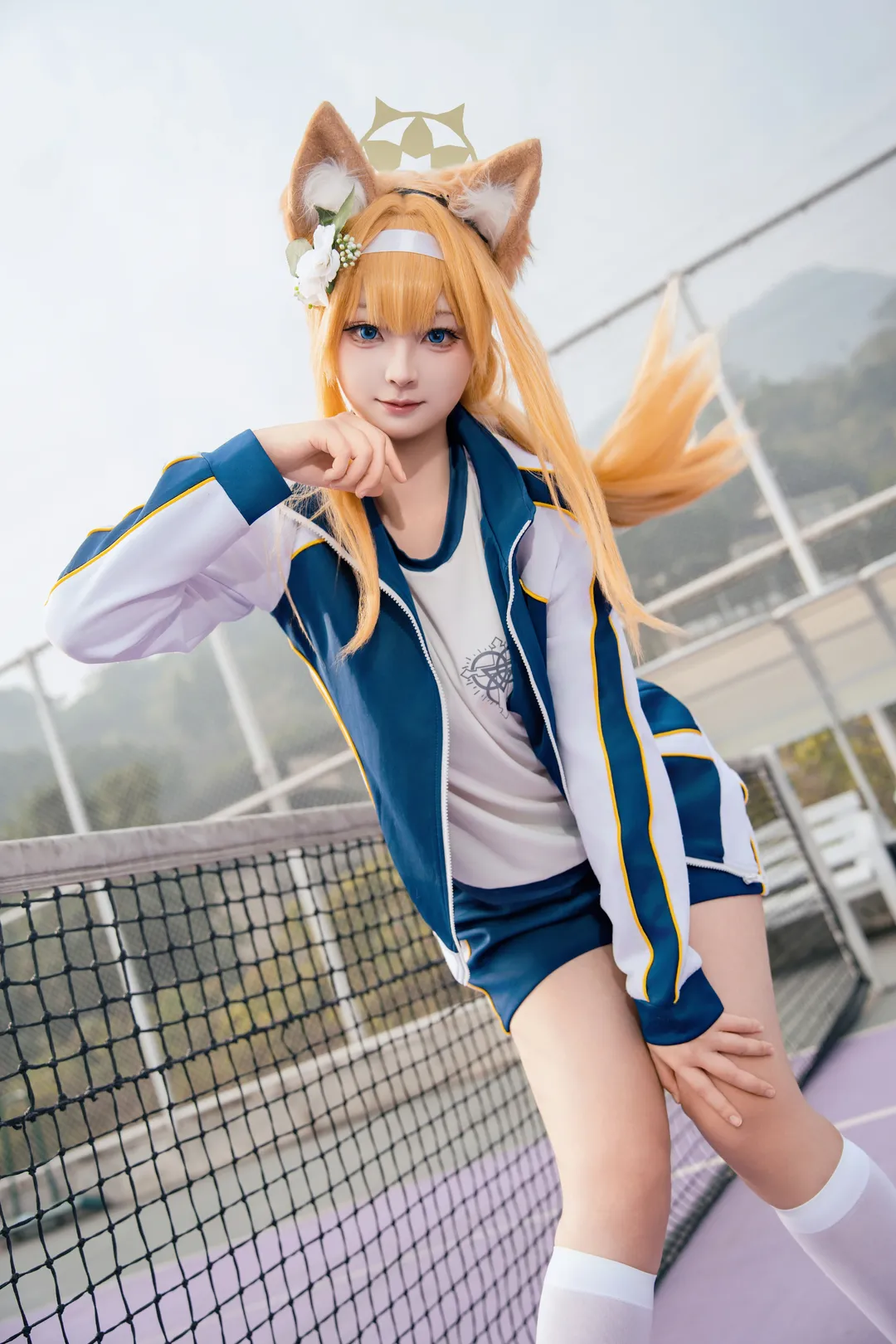 ブルーアーカイブ, 二次元コスプレ, 伊落マリー コスプレ, 体操服コスプレ, スポーツスタイル写真 - 4枚目
