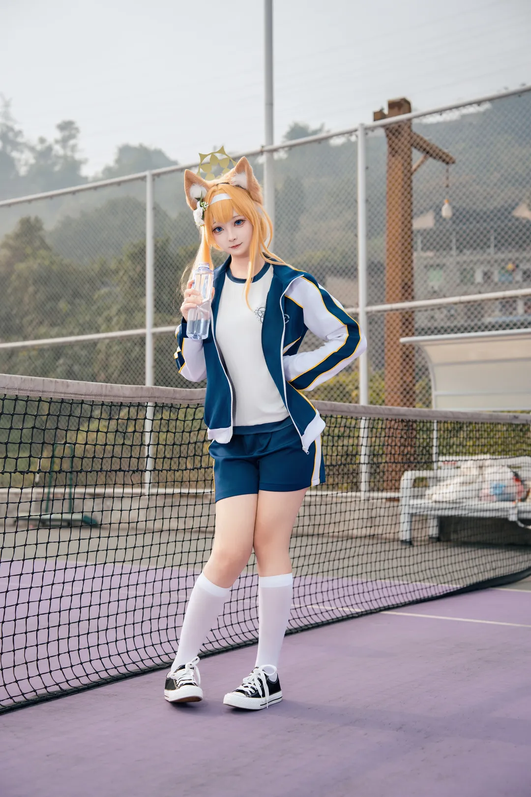 ブルーアーカイブ, 二次元コスプレ, 伊落マリー コスプレ, 体操服コスプレ, スポーツスタイル写真 - 5枚目