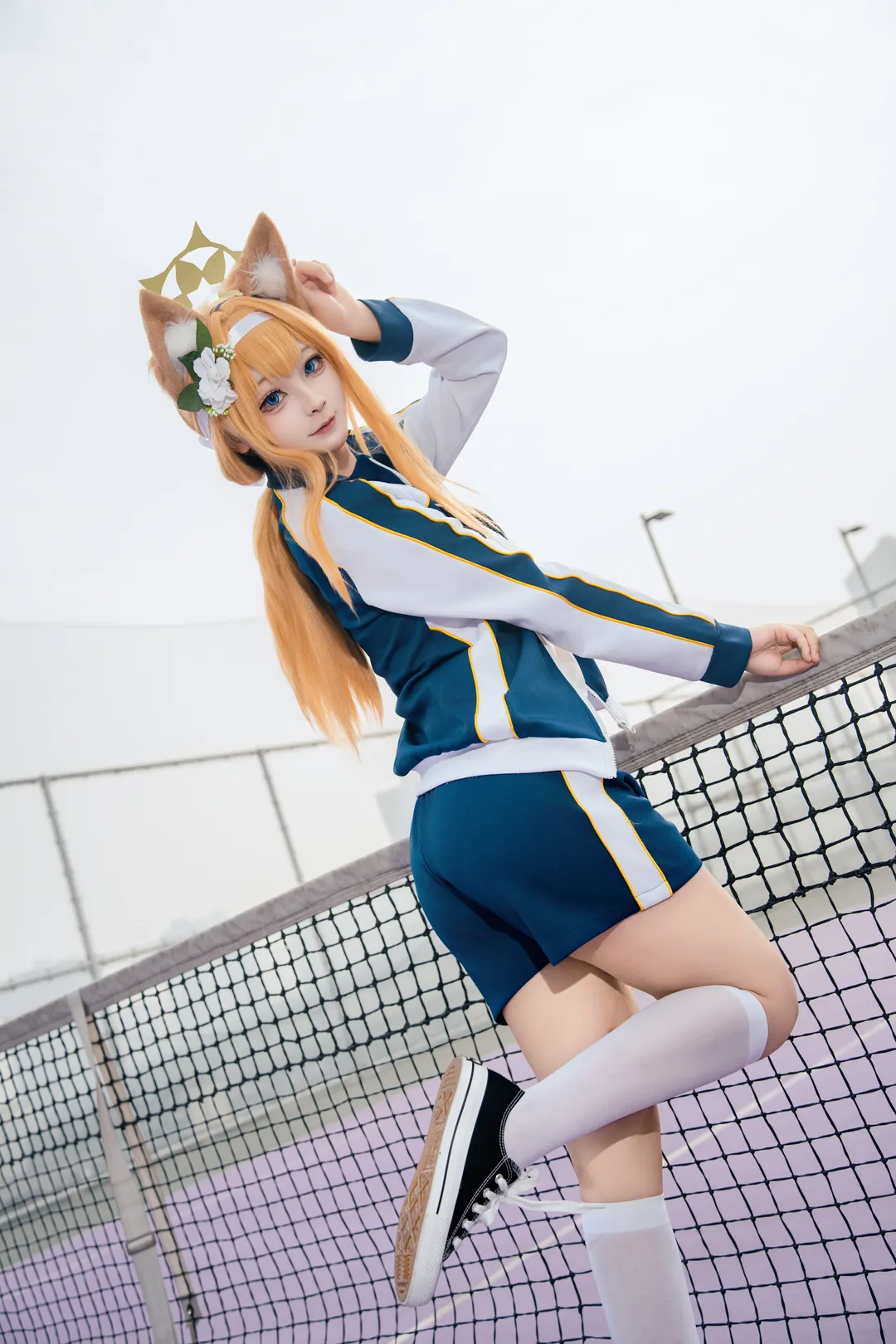 ブルーアーカイブ, 二次元コスプレ, 伊落マリー コスプレ, 体操服コスプレ, スポーツスタイル写真 - 6枚目