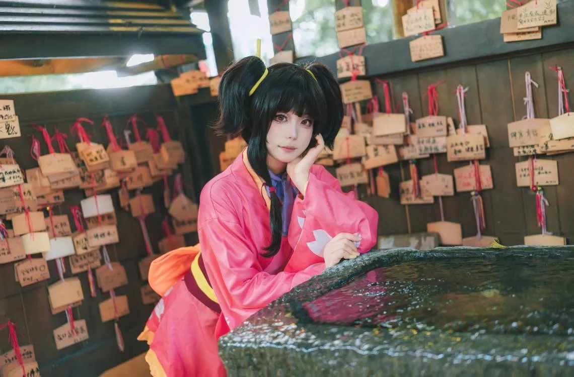 和风摄影, 二次元cosplay, 无名cos, 甲铁城的卡巴内瑞, 日式浴衣 - 第7张