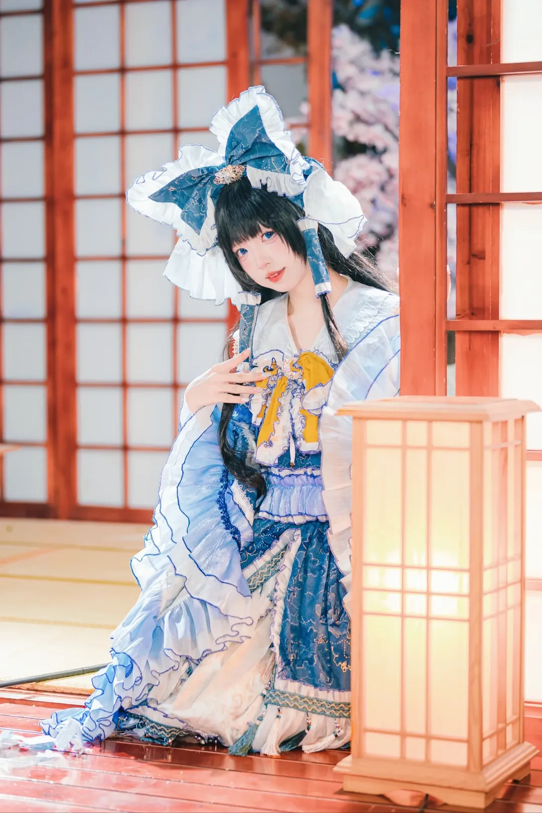 东方Project, 和风摄影, 二次元cosplay, 灵梦cos, 室内写真 - 第10张