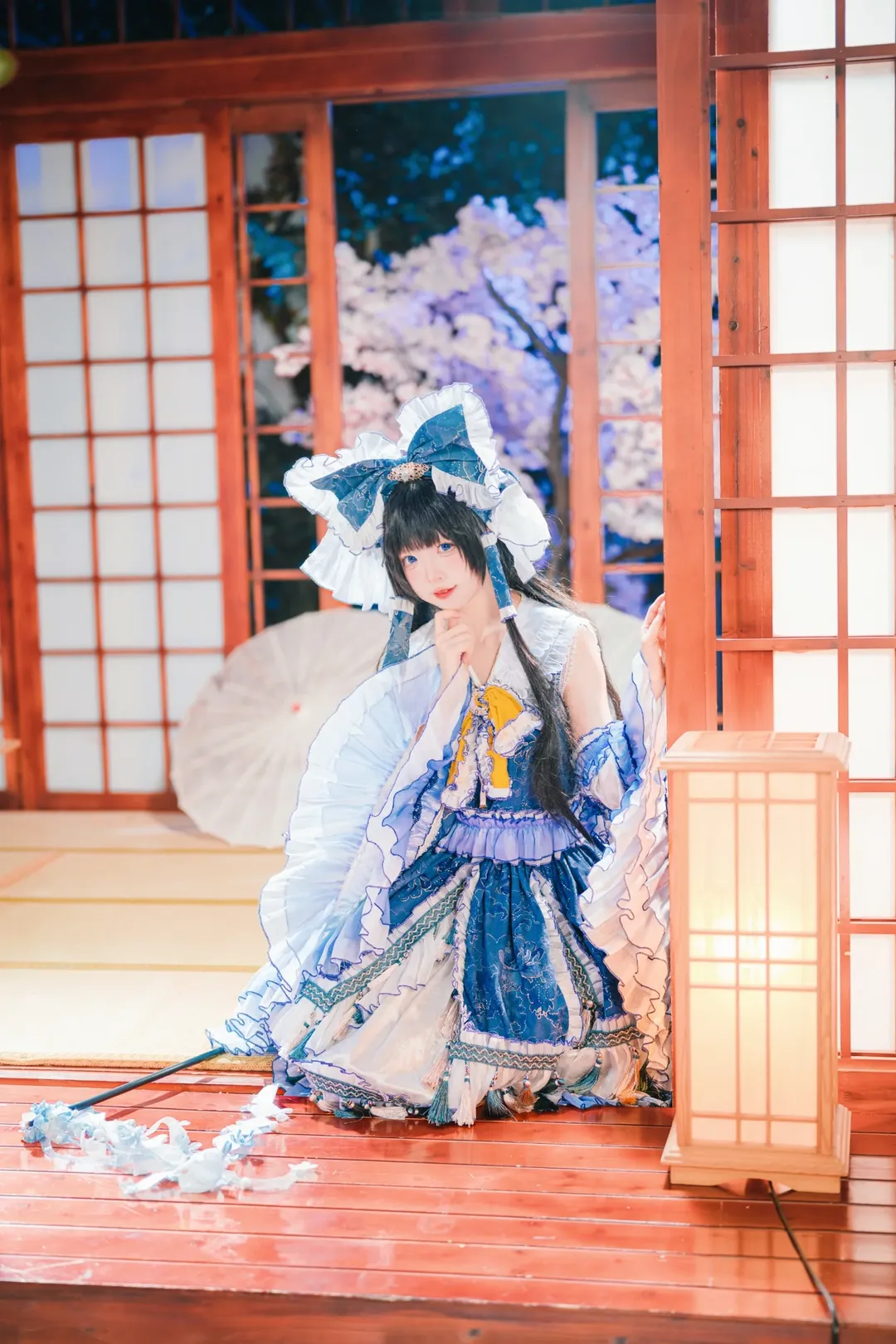 东方Project, 和风摄影, 二次元cosplay, 灵梦cos, 室内写真 - 第16张