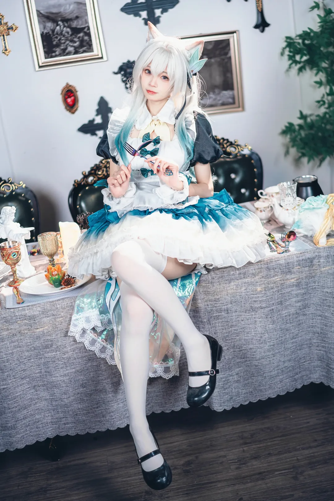Cosplay, 二次元, 崩坏：星穹铁道, 流萤cos, 少女 - 第2张
