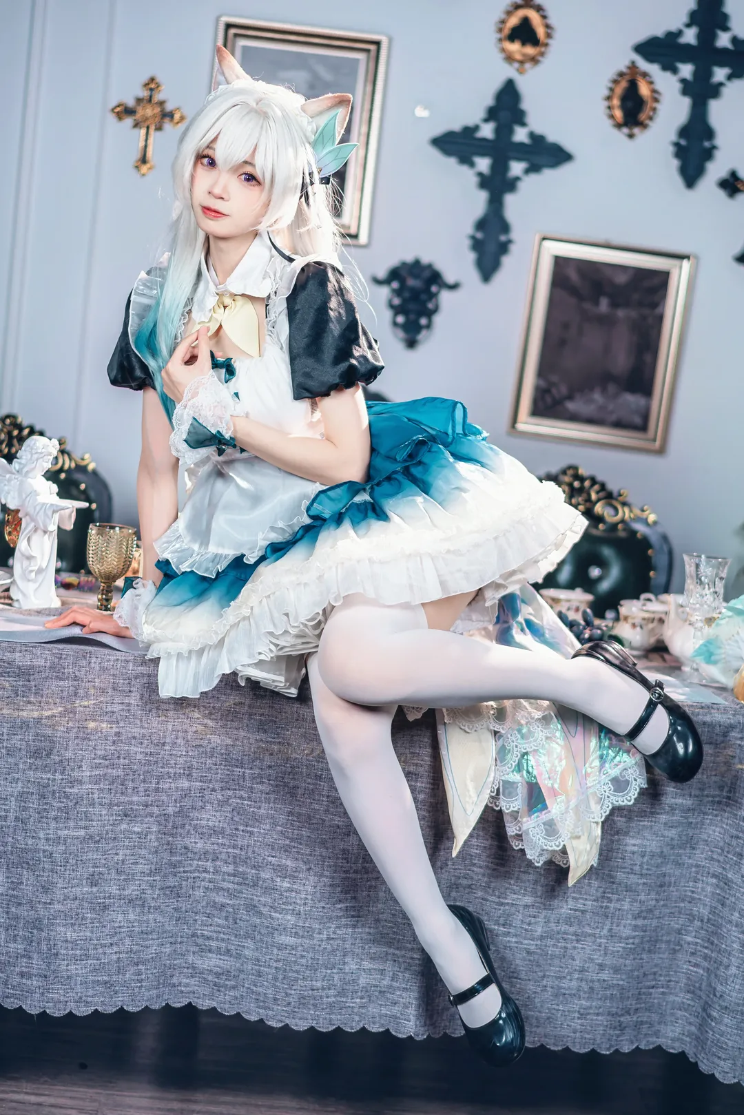 Cosplay, 二次元, 崩坏：星穹铁道, 流萤cos, 少女 - 第5张