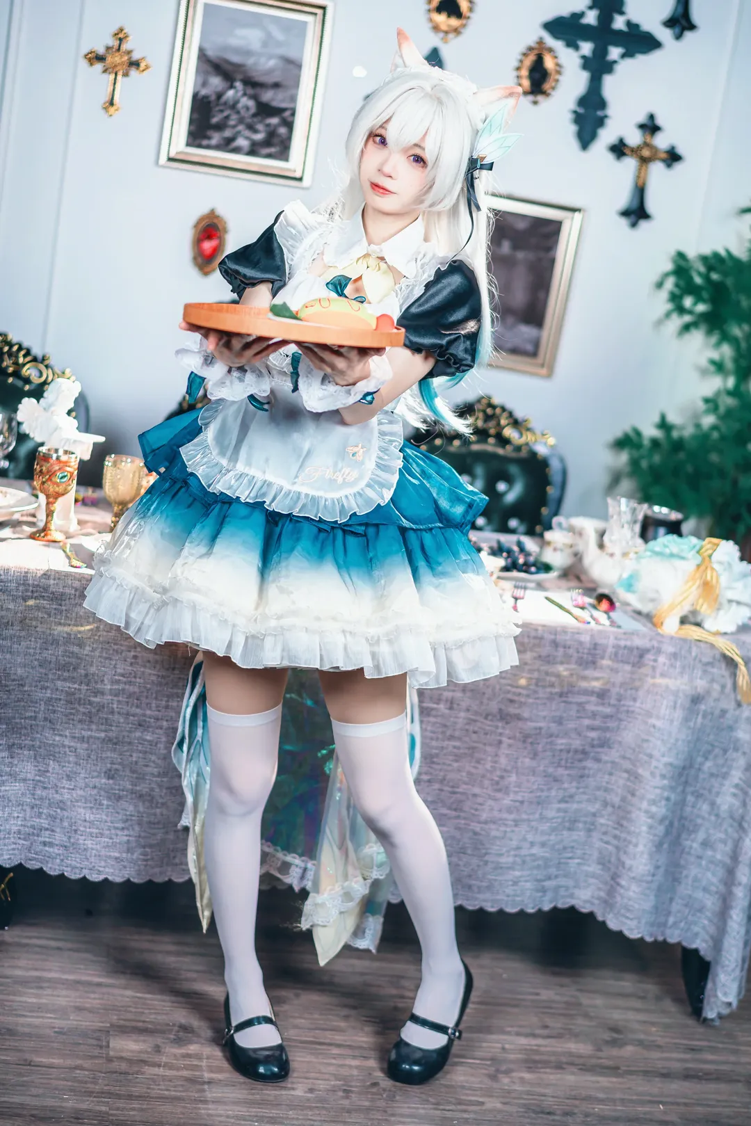 Cosplay, 二次元, 崩坏：星穹铁道, 流萤cos, 少女 - 第6张