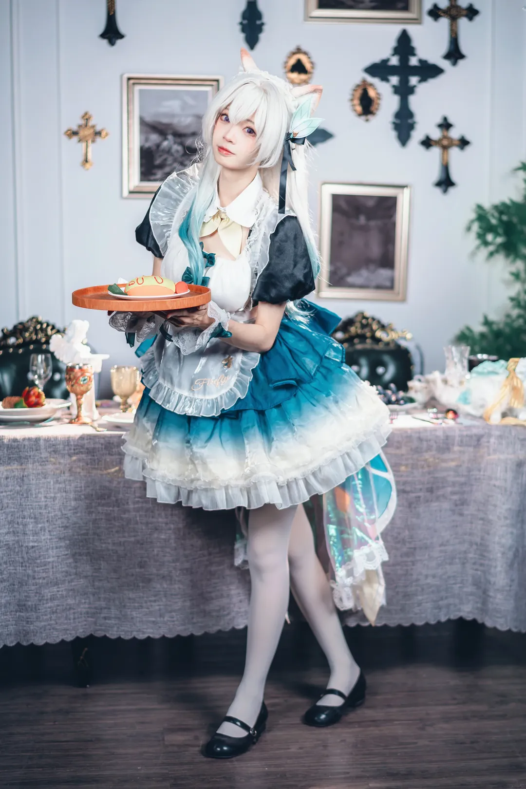 Cosplay, 二次元, 崩坏：星穹铁道, 流萤cos, 少女 - 第7张