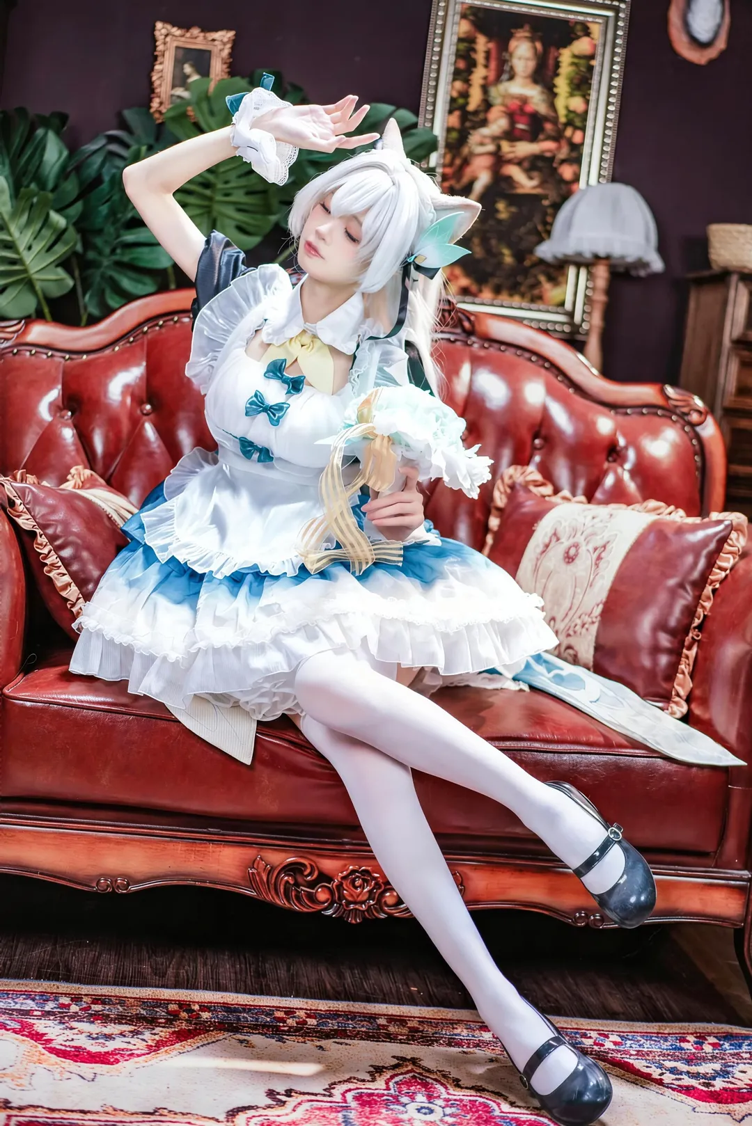 Cosplay, Atmosphere, Honkai: Star Rail, Firefly cosplay, Maid outfit