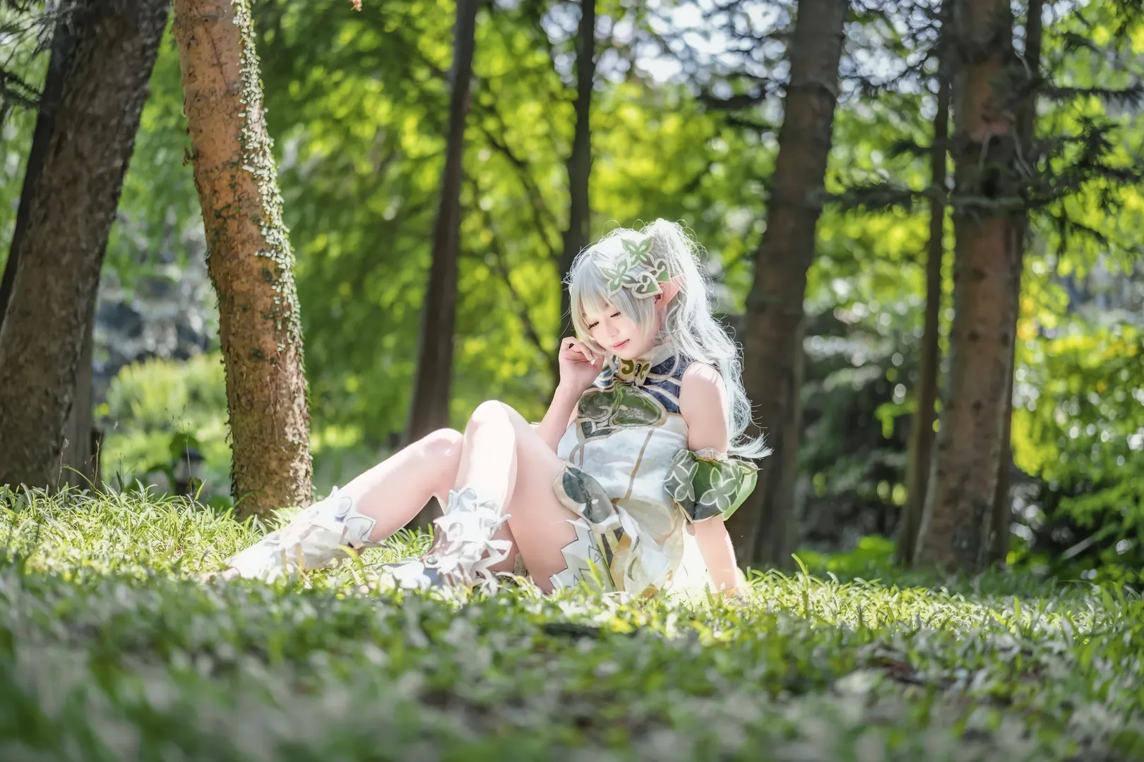 二次元, 原神, 纳西妲cos, cosplay摄影, 森林精灵 - 第8张