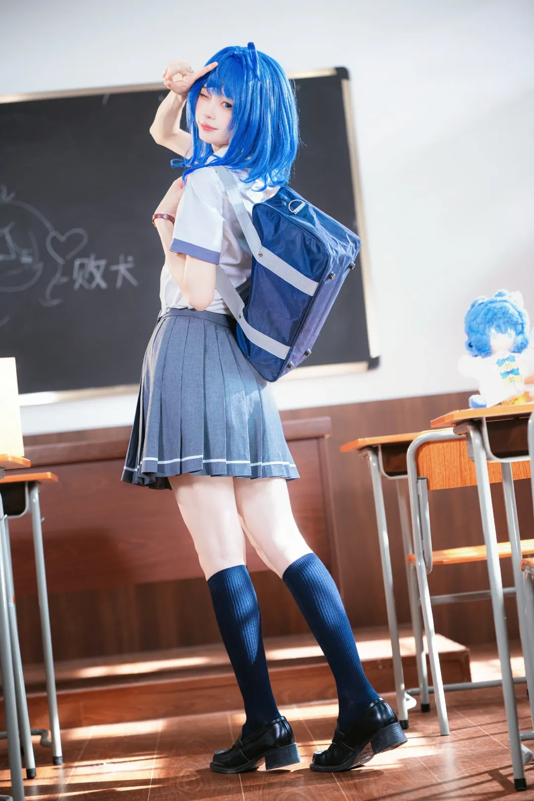 cosplay, 教室場景, 老八cos, 敗犬, A7R3
