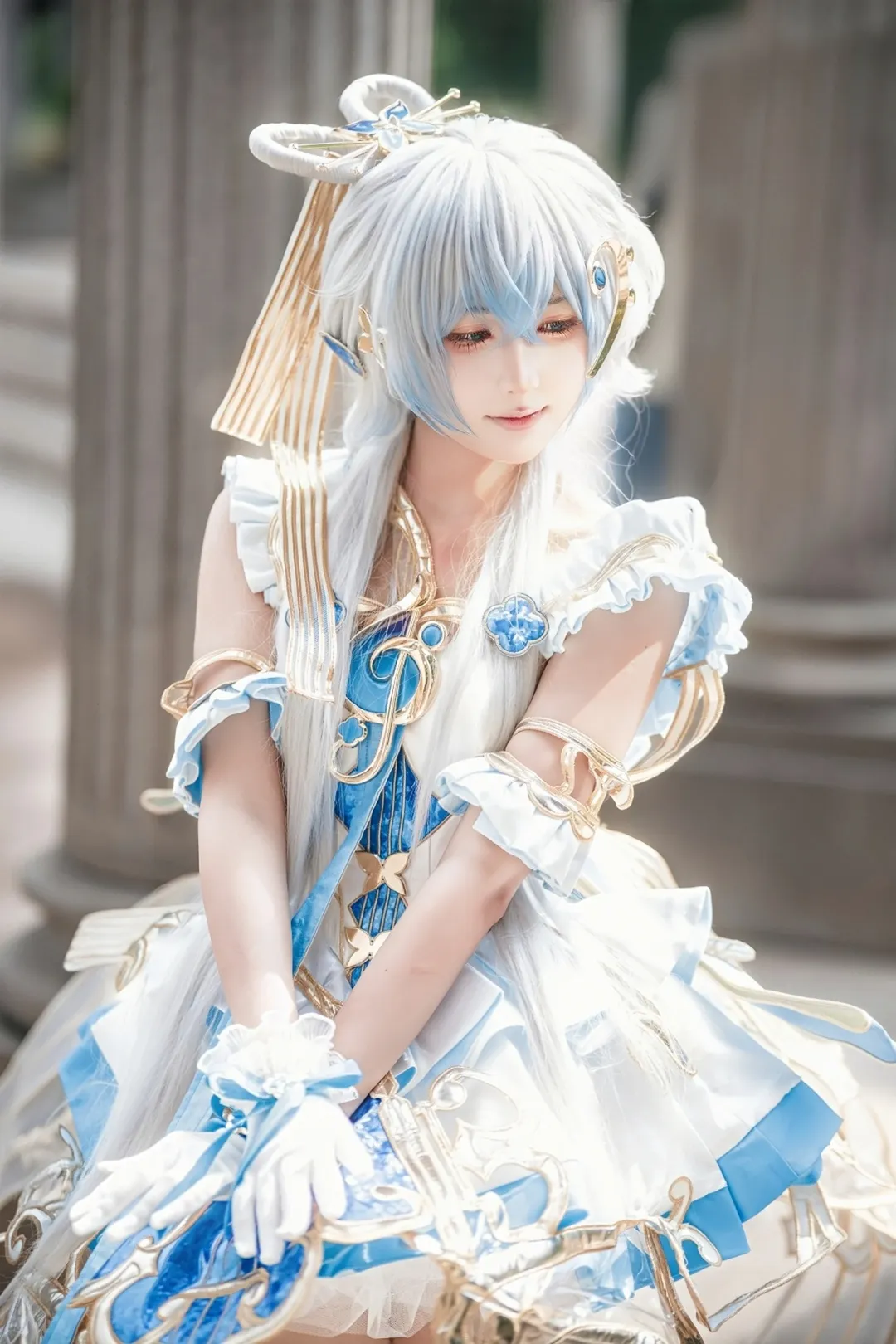 唯美摄影, cosplay, 洛天依cos, 流光协奏, 虚拟偶像 - 第4张