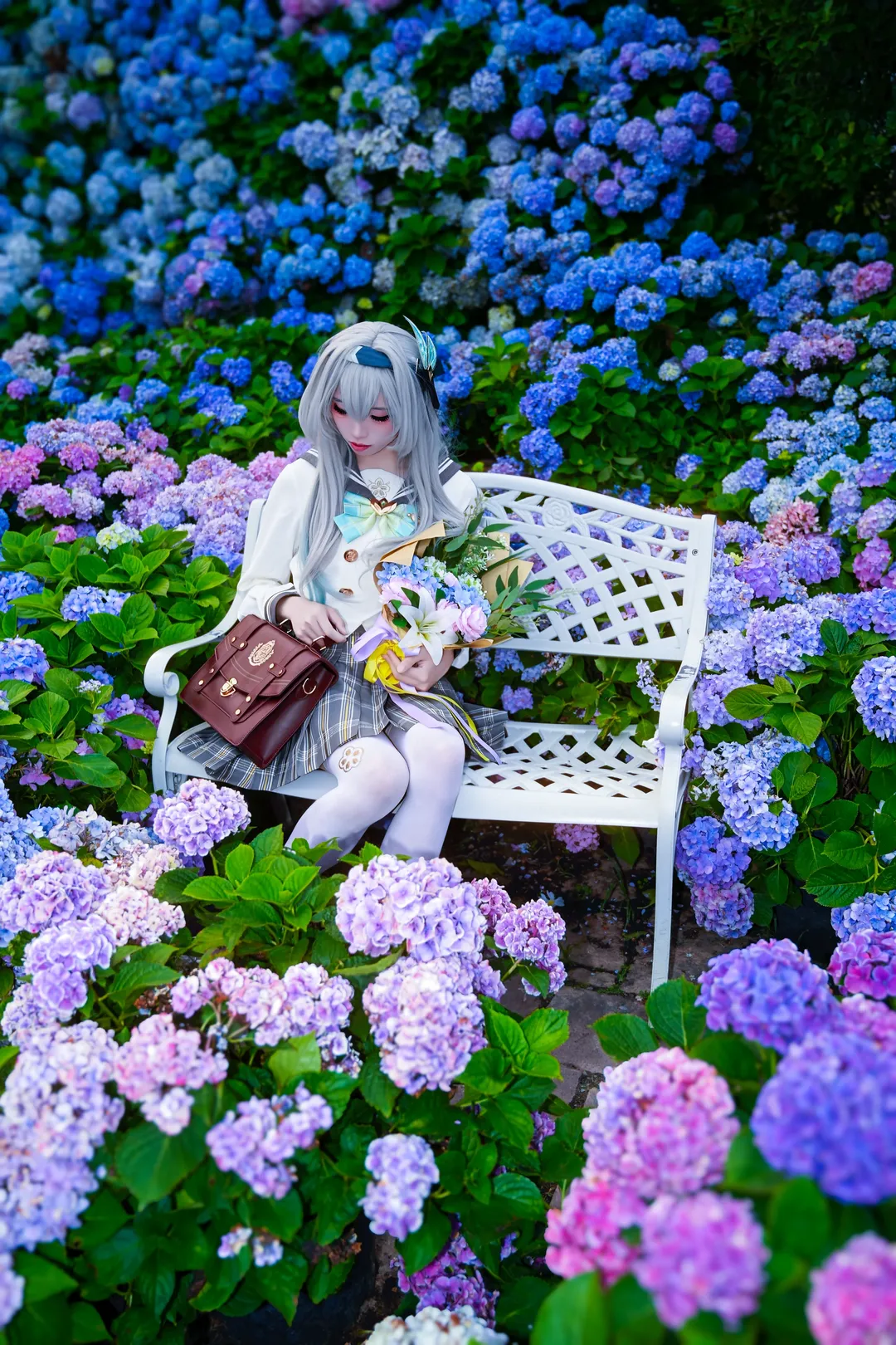崩坏：星穹铁道, 少女感, 流萤cos, 绣球花, 春日来信 - 第10张