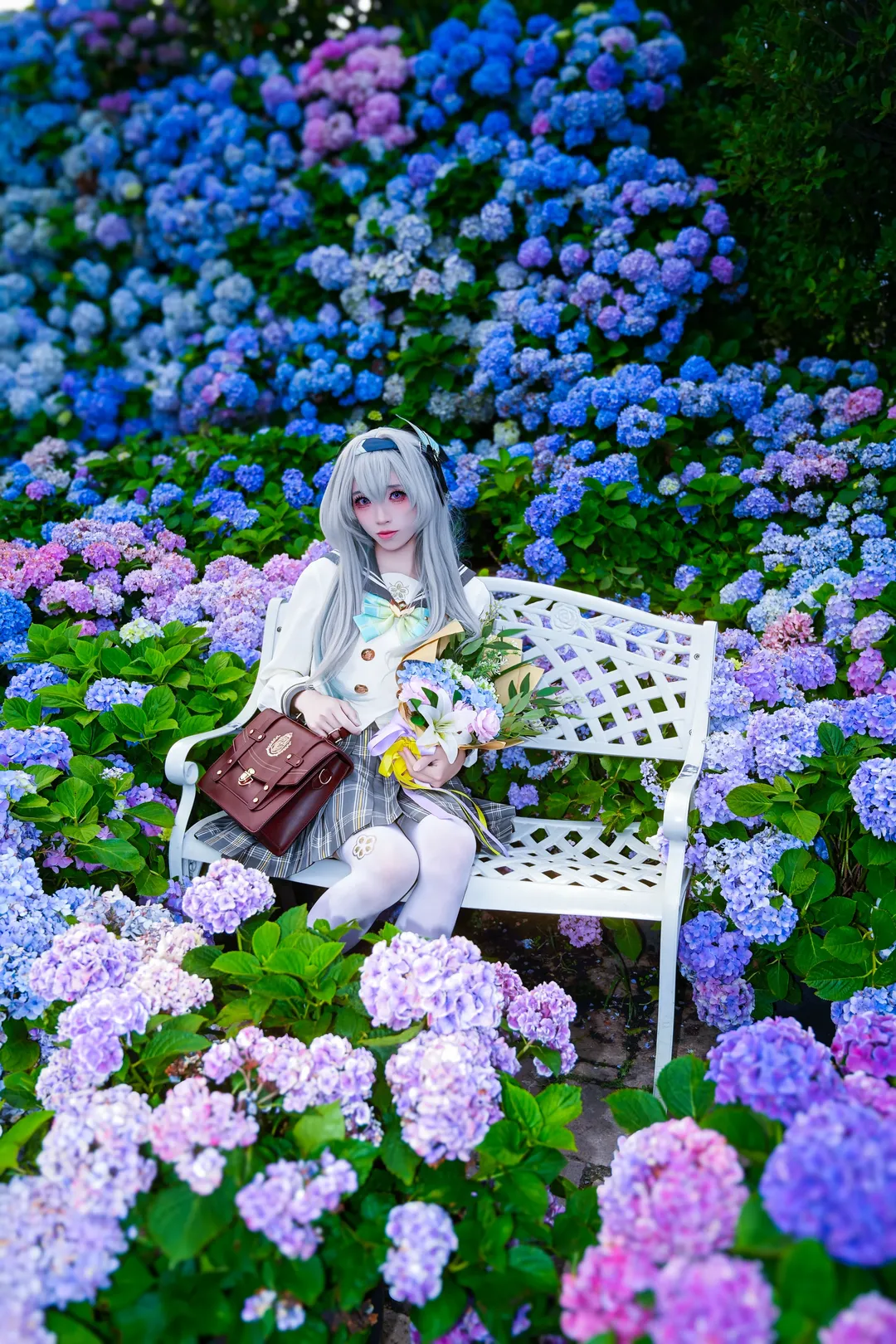 崩坏：星穹铁道, 少女感, 流萤cos, 绣球花, 春日来信 - 第9张
