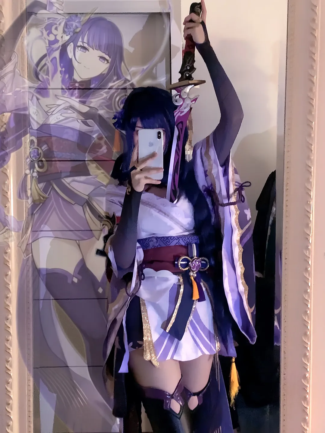 原神, 二次元cosplay, 雷电影cos, 雷电将军cos, 稻妻cos - 第2张