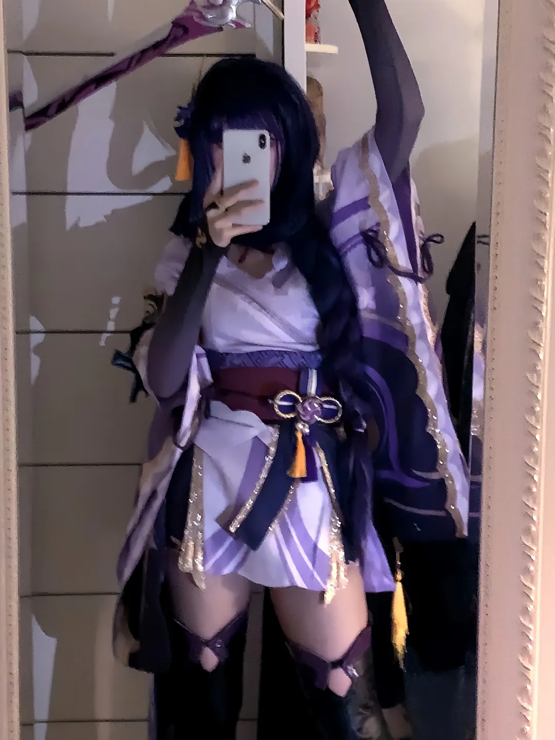 原神, 二次元cosplay, 雷电影cos, 雷电将军cos, 稻妻cos - 第3张