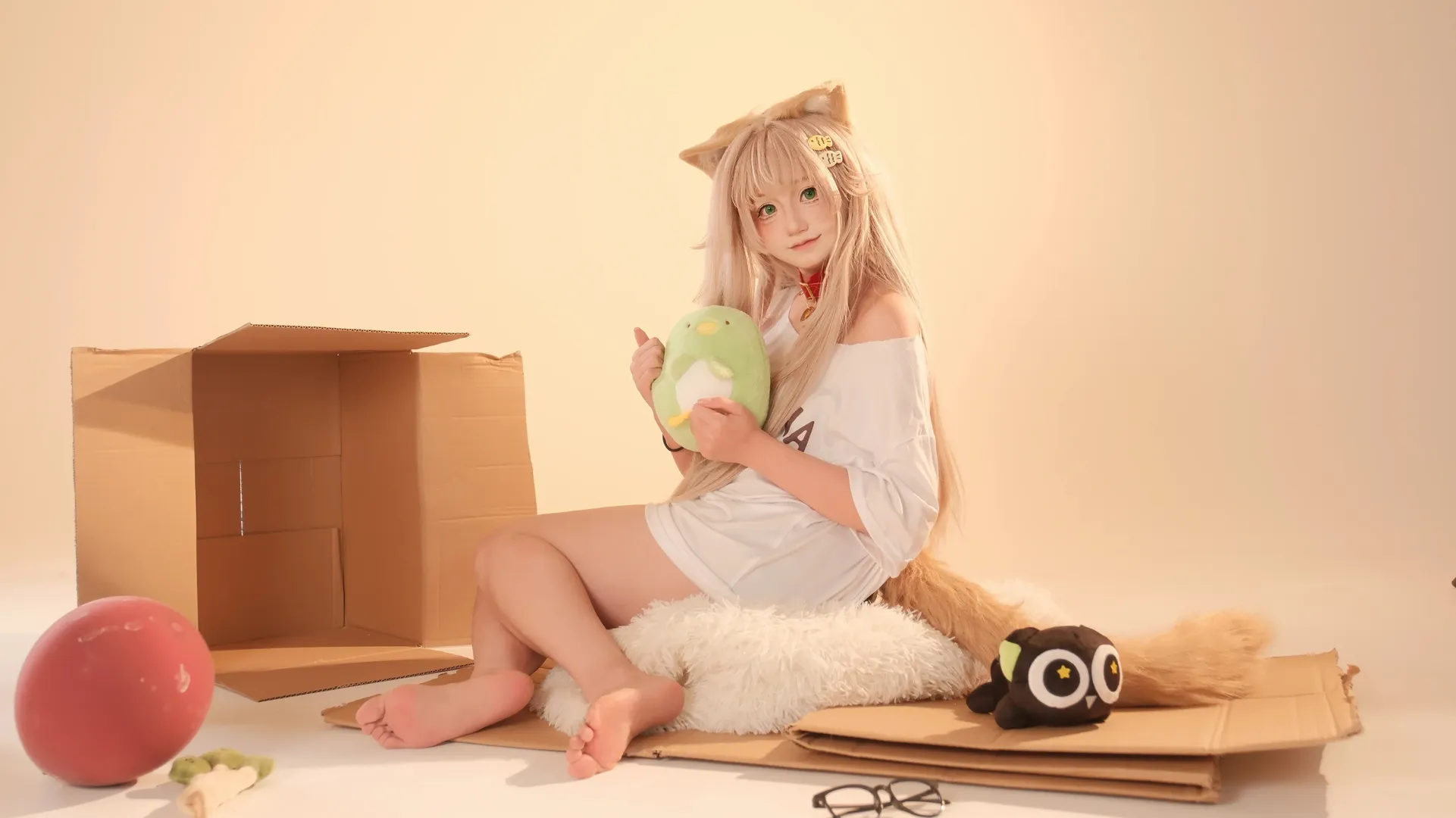 Cosplay, Neko, Cat ears, Studio, Soft style - 第3张