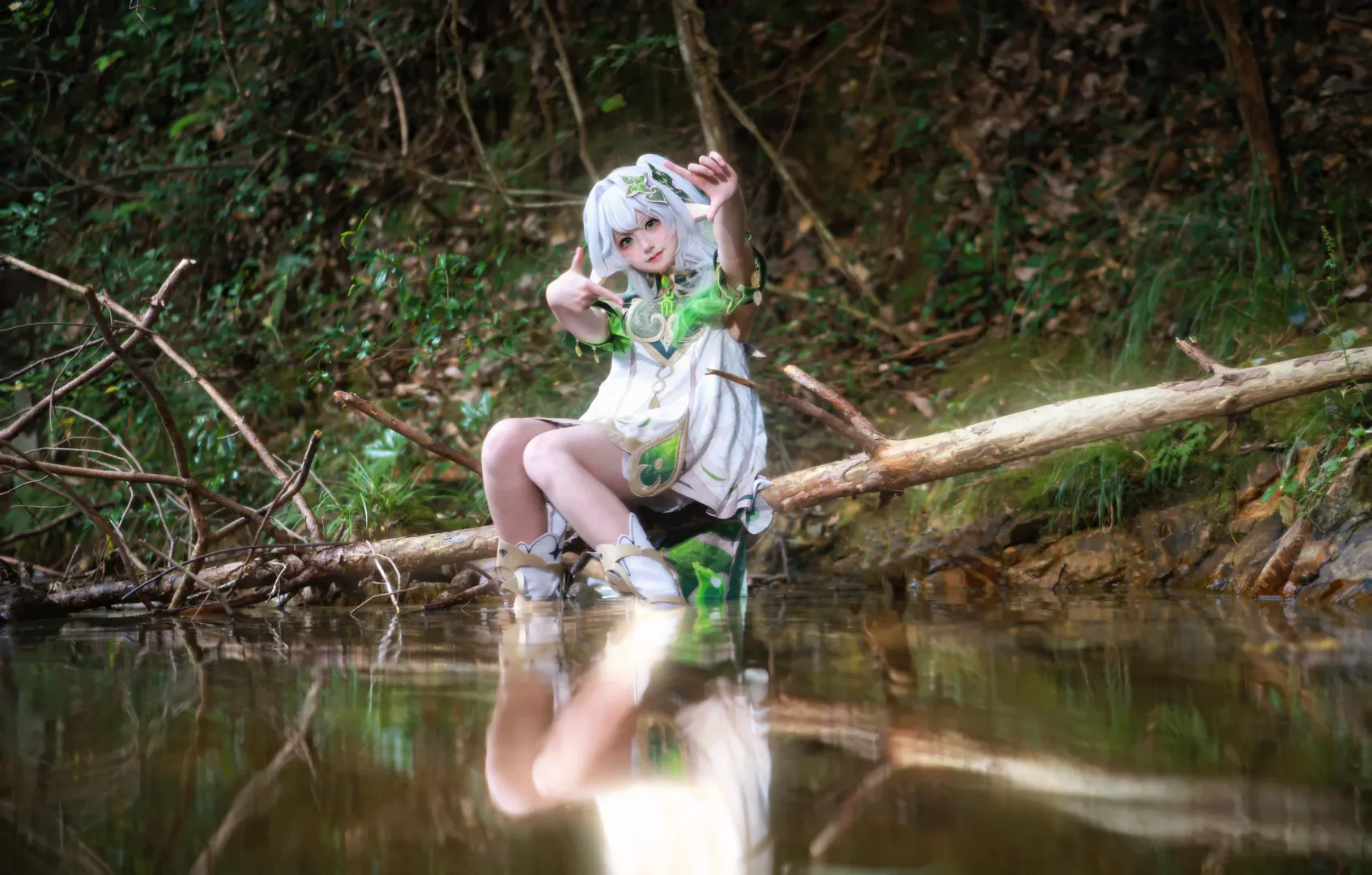 原神, cosplay, 纳西妲cos, 草神, 森林