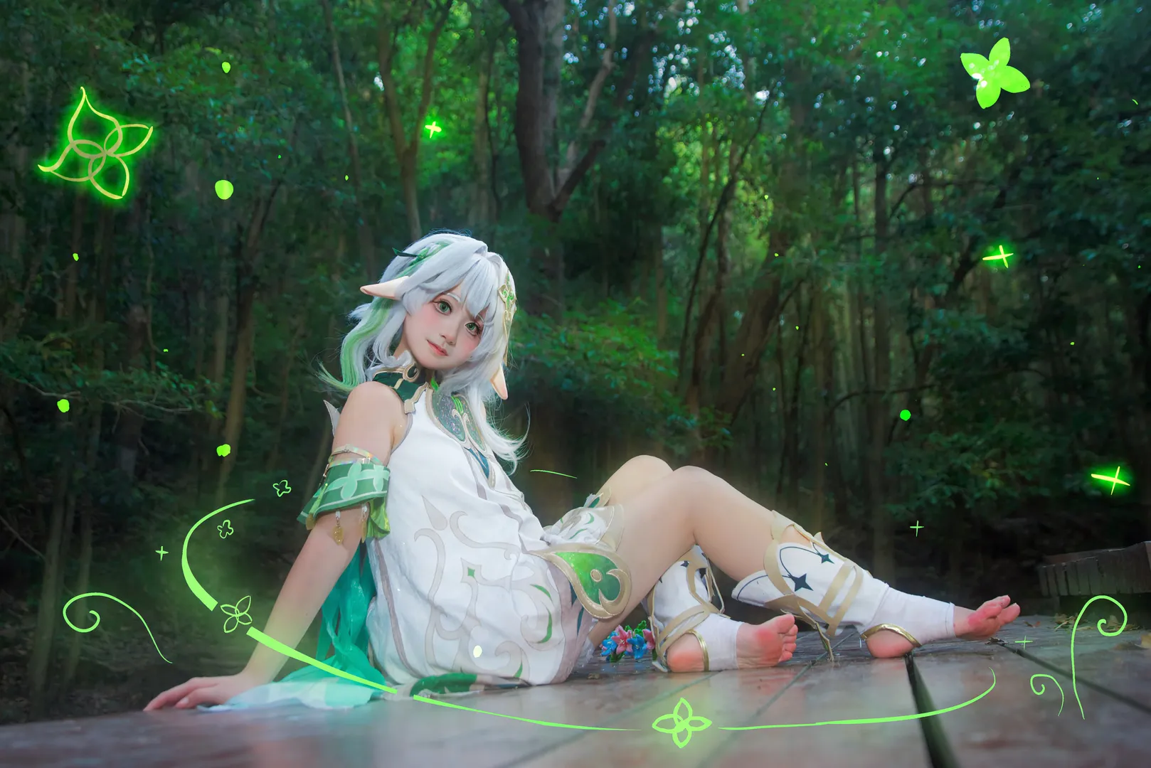 原神, cosplay, 纳西妲cos, 草神, 森林 - 第2张
