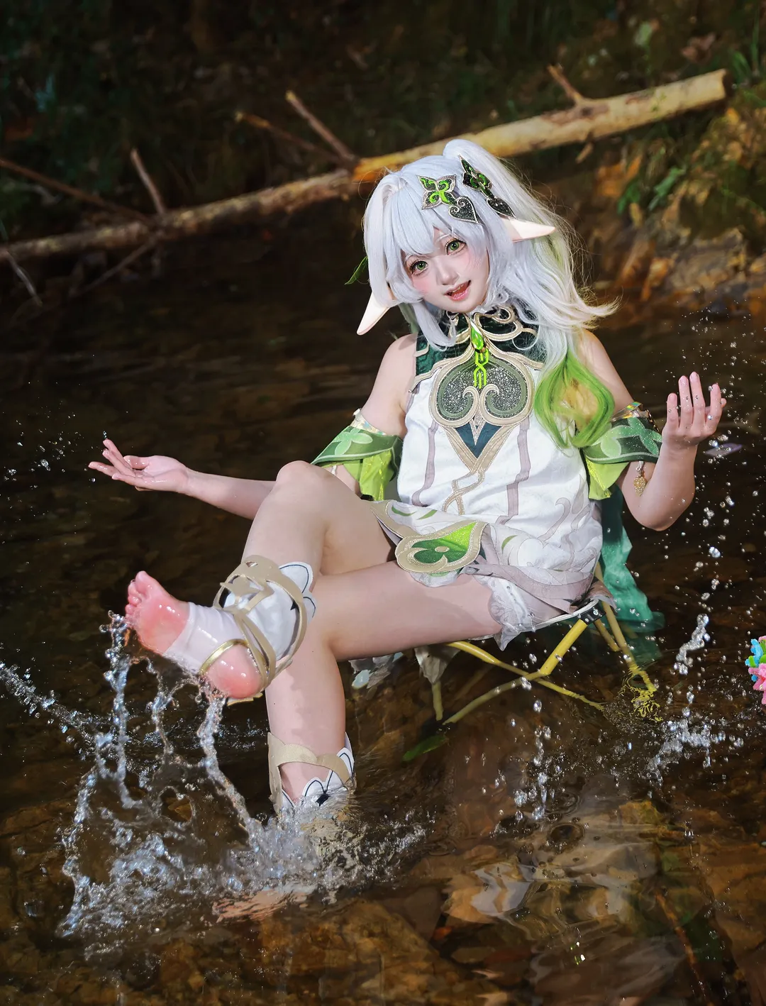 原神, cosplay, 纳西妲cos, 草神, 森林 - 第4张