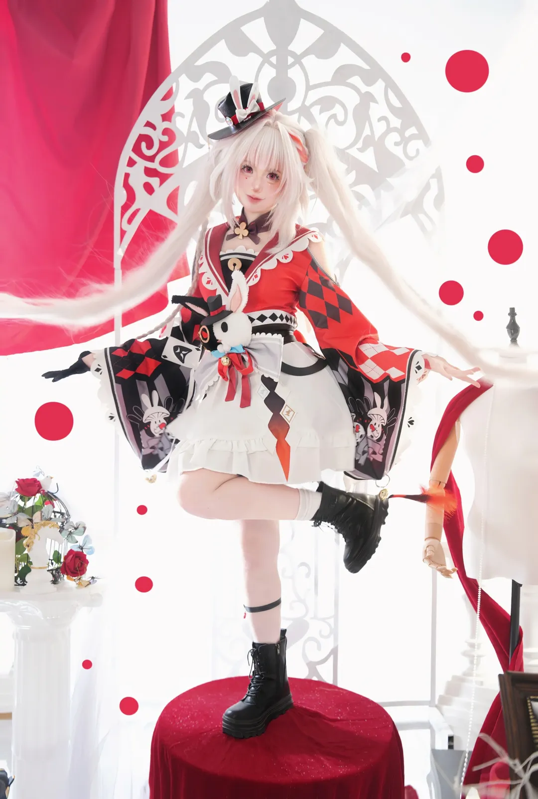 Character accuracy, Honkai: Star Rail, Japanese style, Sparkle cosplay, Rabbit element