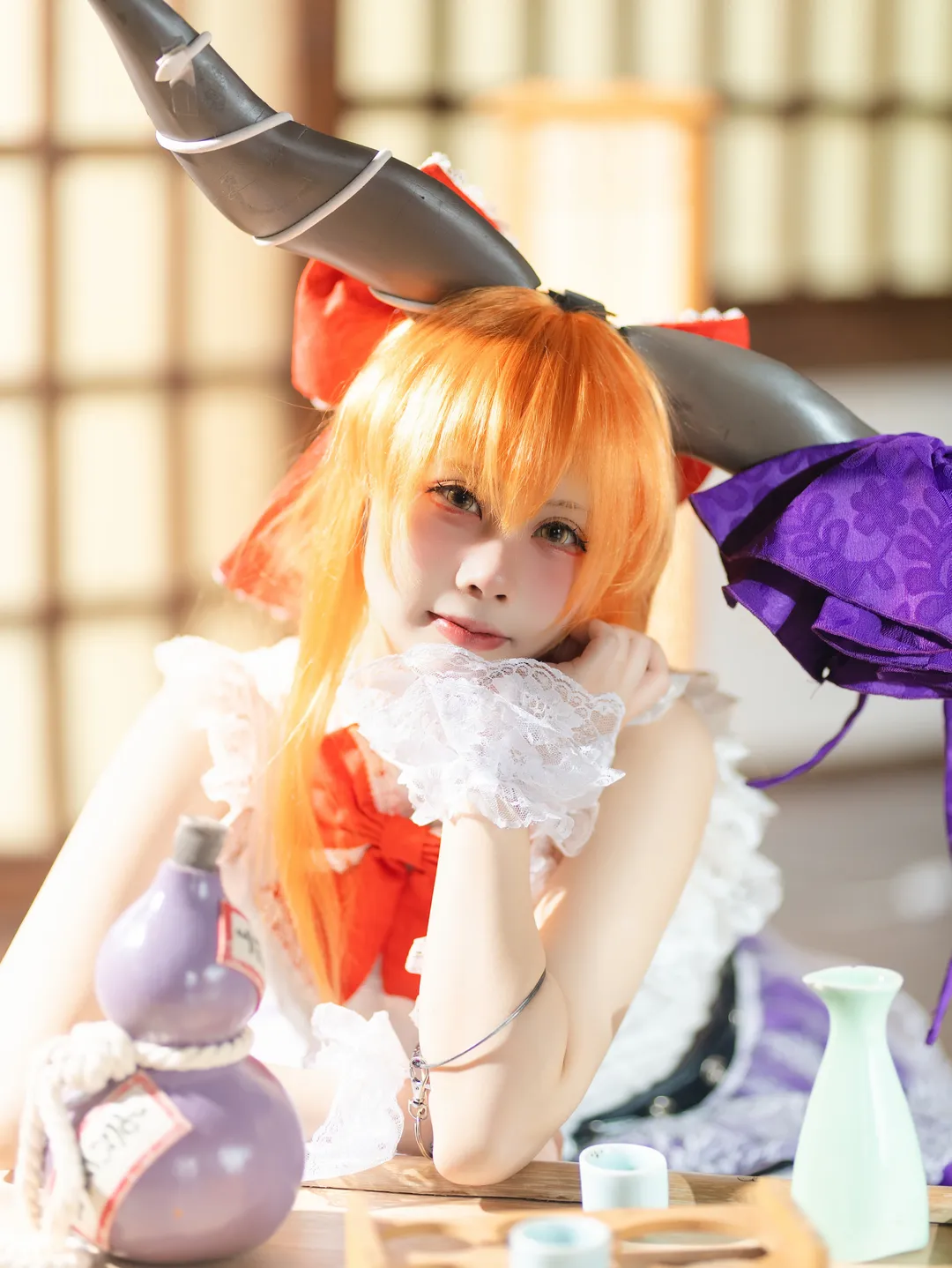 東方project, 車萬, 伊吹萃香cos, cosplay正片, 日式室內 - 第2張