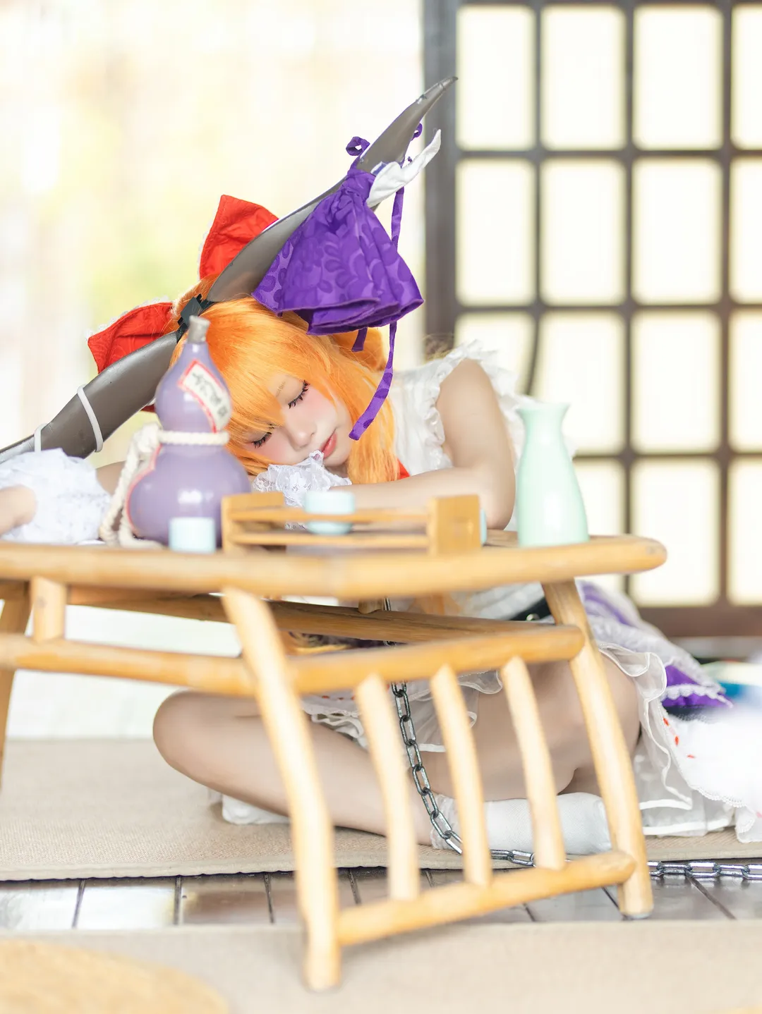 東方project, 車萬, 伊吹萃香cos, cosplay正片, 日式室內 - 第4張