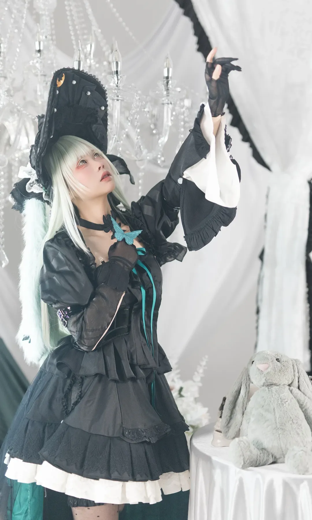 二次元摄影, AveMujica, 若叶睦cos, 哥特风cosplay, 颂乐人偶 - 第6张