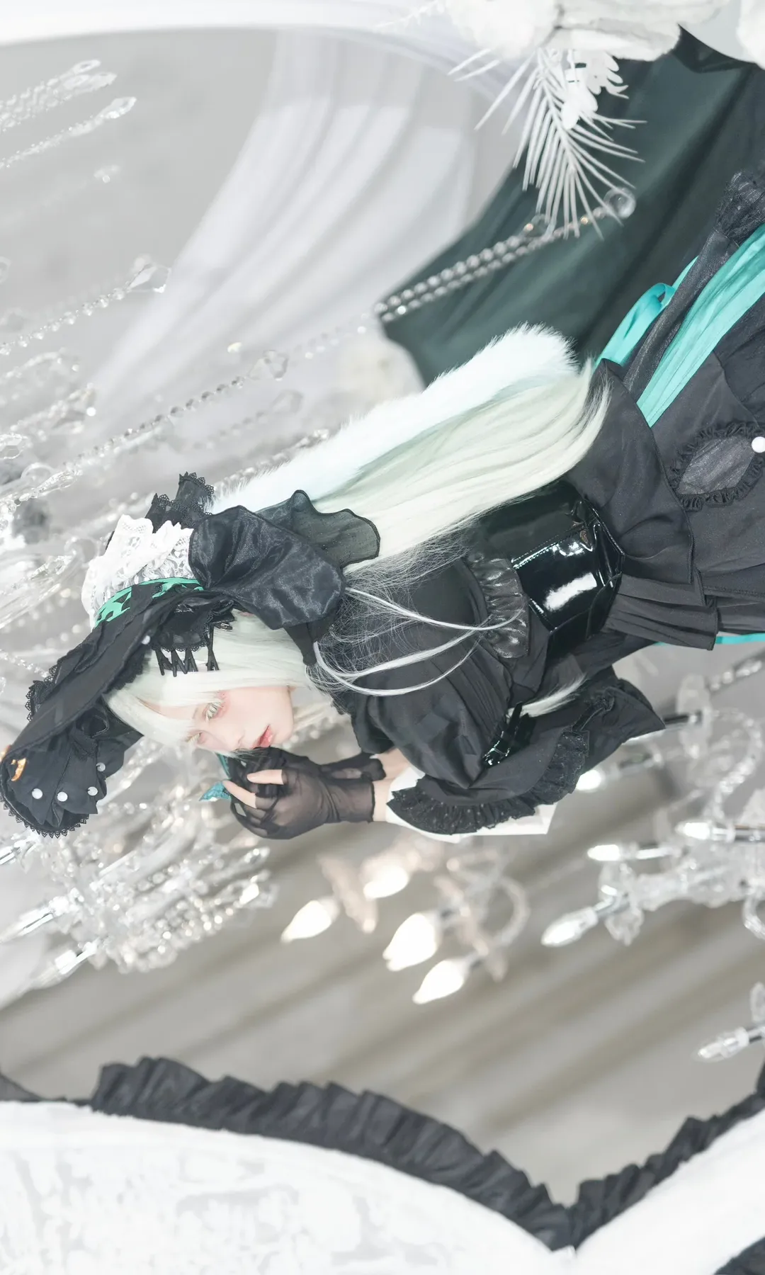 cosplay摄影, 若叶睦cos, 颂乐人偶, 哥特风写真, 影棚布景 - 第4张