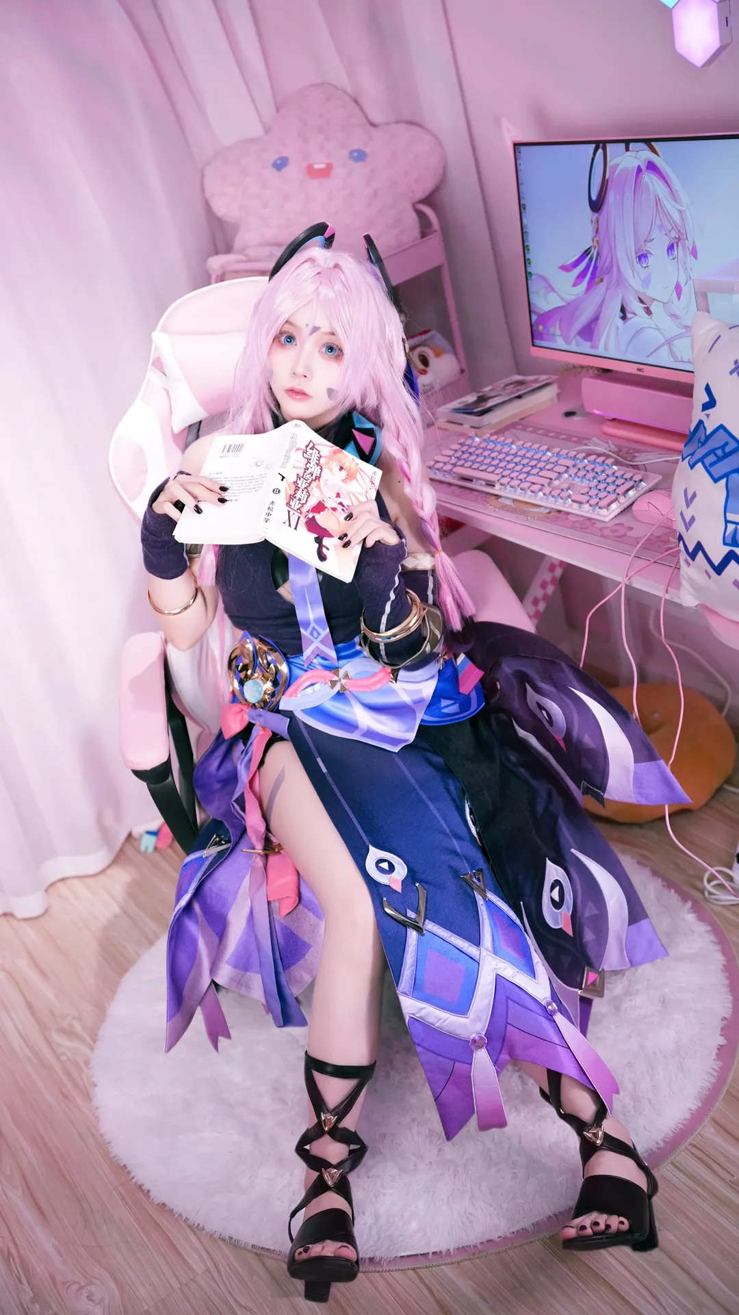 原神, 茜特菈莉cos, 黑曜石奶奶, 原神cosplay, 生賀