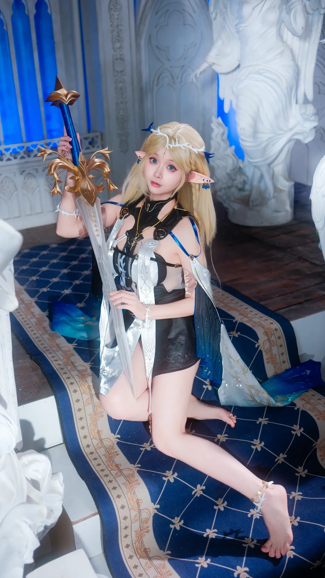 鸣潮, 卡提希娅cos, cosplay摄影, 鸣潮cosplay, 精灵造型 - 第3张