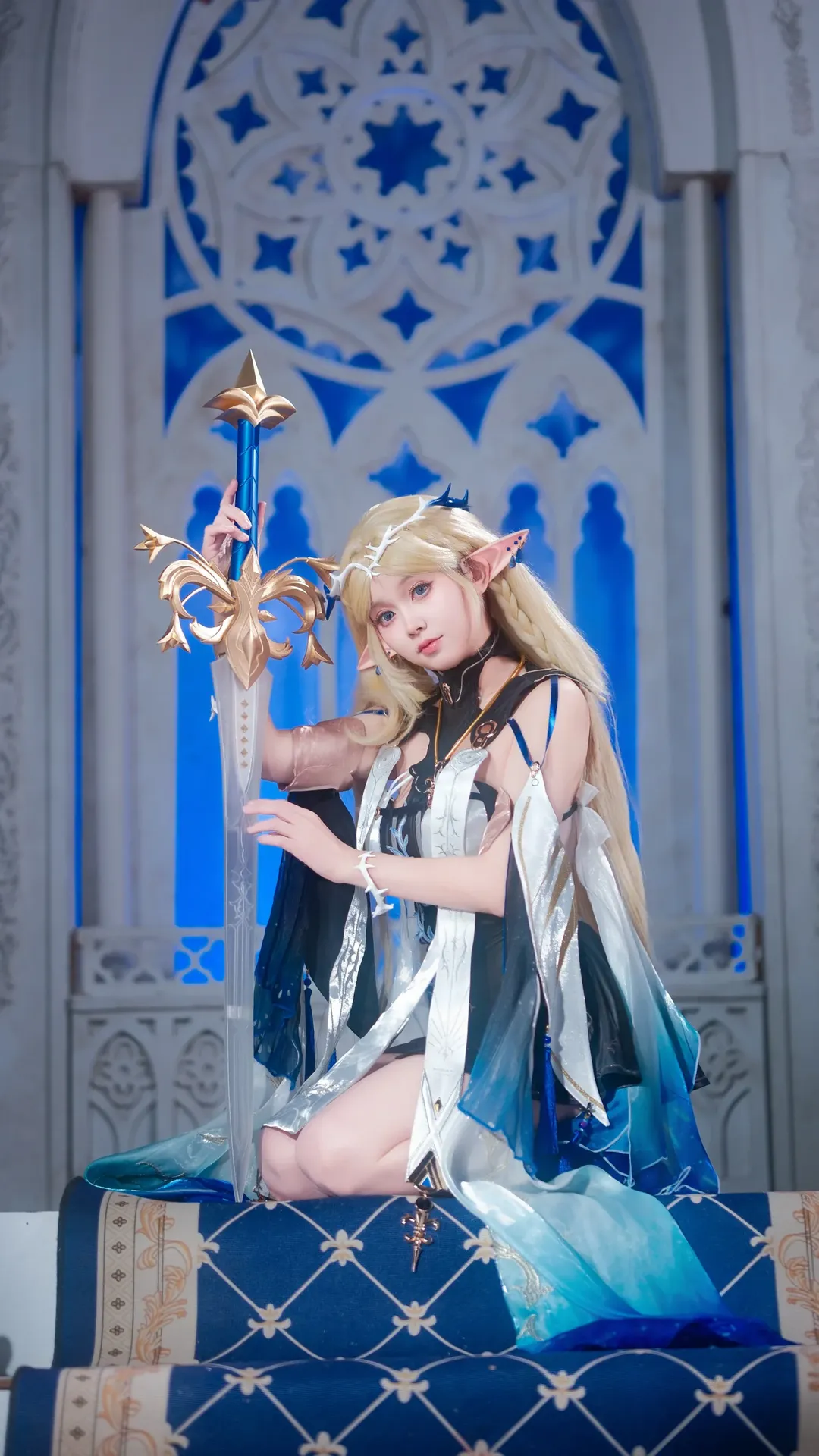 鸣潮, 卡提希娅cos, cosplay摄影, 鸣潮cosplay, 精灵造型