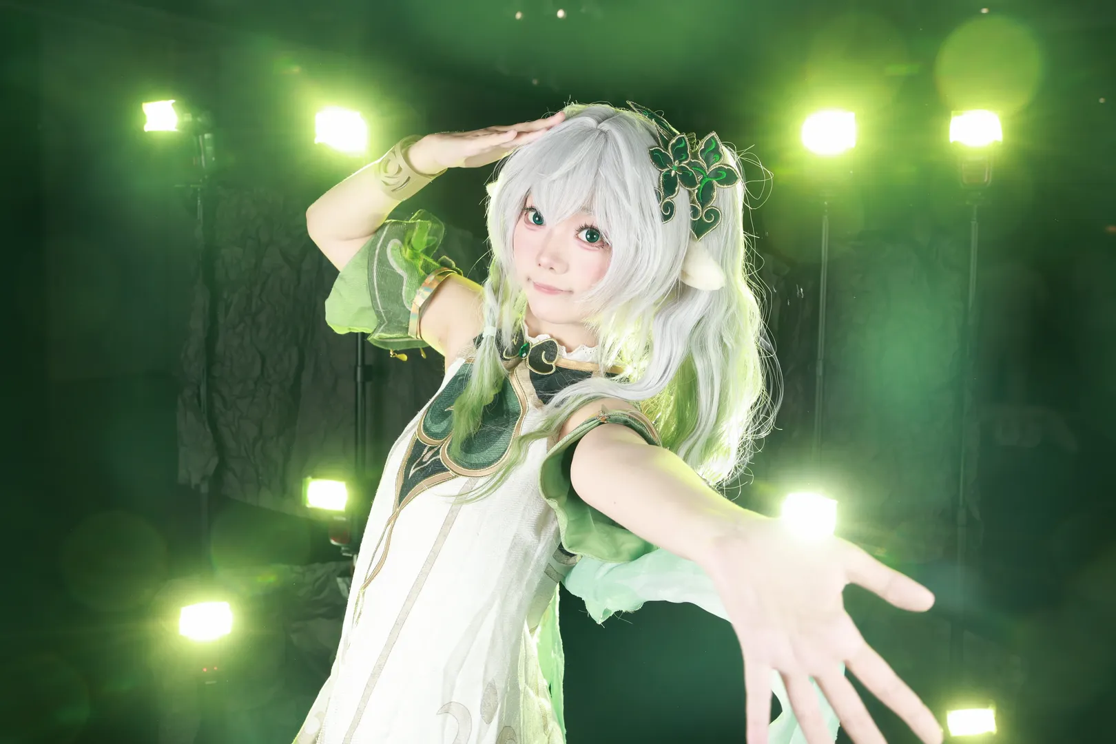 原神, ナヒーダ コスプレ, イベント写真, 世界樹アニメコンベンション, 上海アニメコンベンション