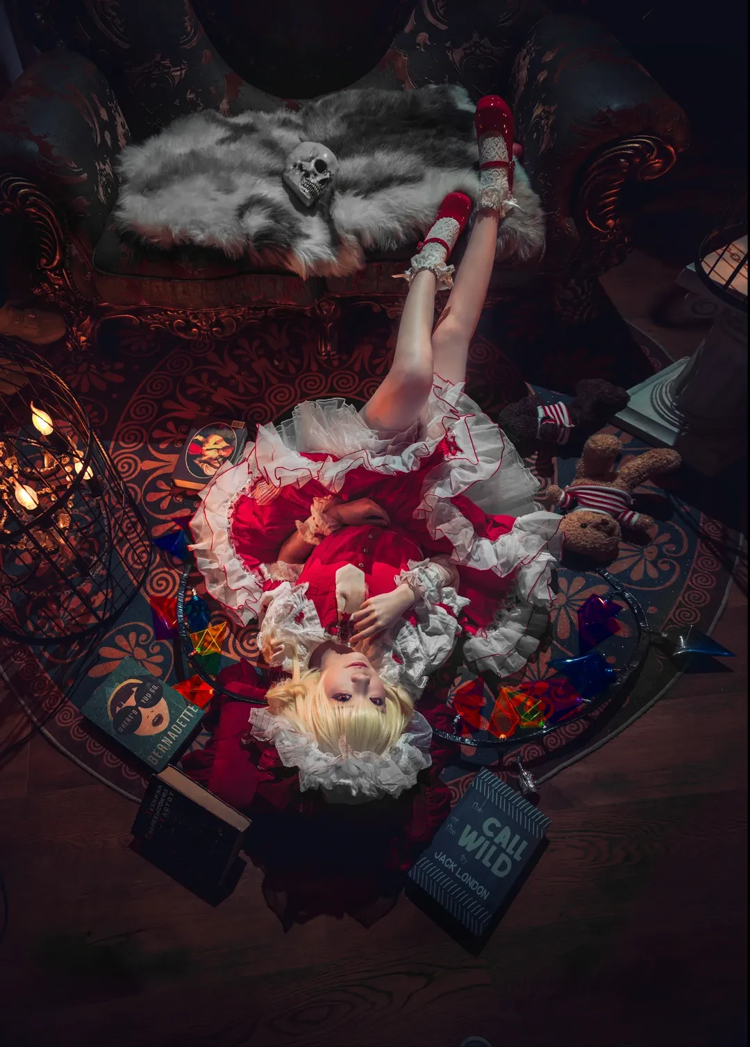 Touhou Project, Scarlet Devil Mansion, Flandre Scarlet Cosplay, Cosplay photography, Dark fairy tale - Image 1