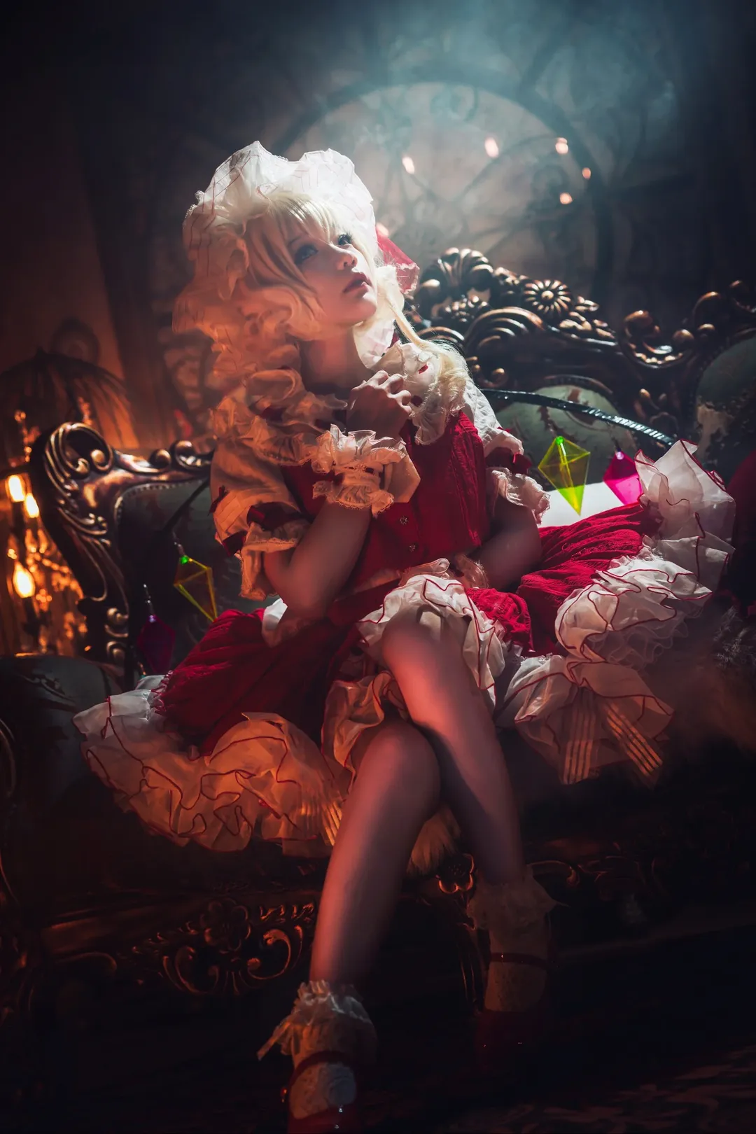 Touhou Project, Scarlet Devil Mansion, Flandre Scarlet Cosplay, Cosplay photography, Dark fairy tale - Image 4