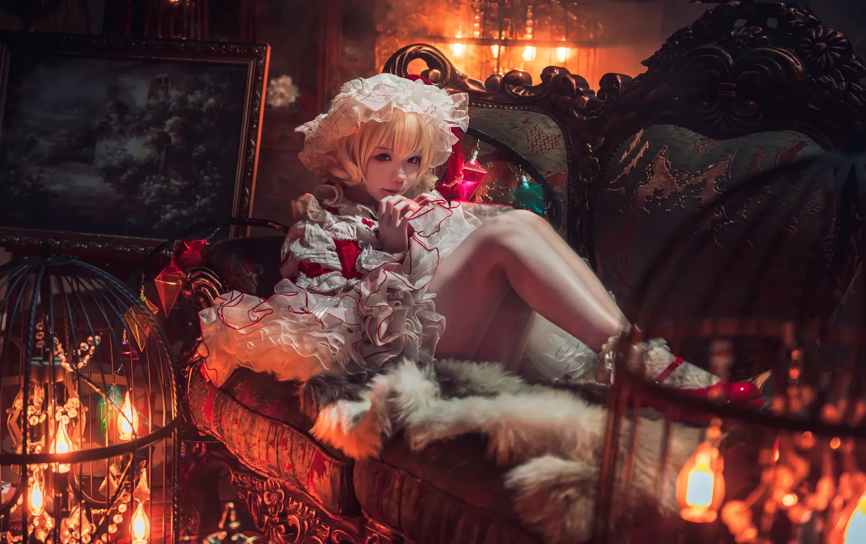 Touhou Project, Scarlet Devil Mansion, Flandre Scarlet Cosplay, Cosplay photography, Dark fairy tale - Image 5